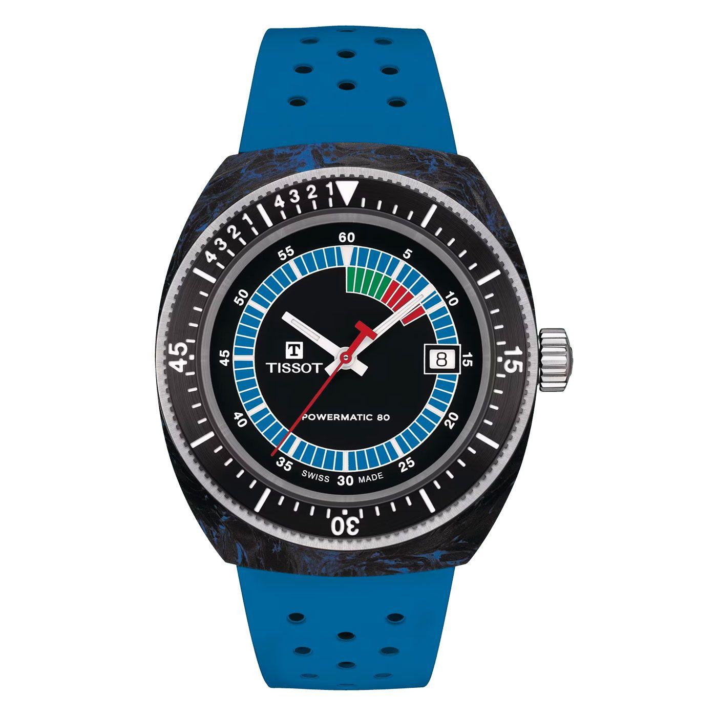 Reloj Tissot Sideral Powermatic 80 Azul-0