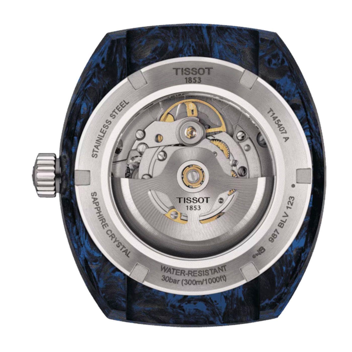 Reloj Tissot Sideral Powermatic 80 Azul-5