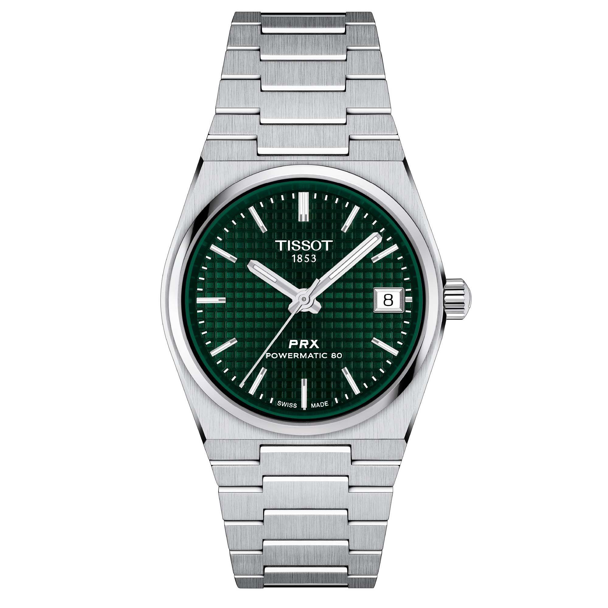 Reloj Tissot PRX Powermatic 35mm Verde-0