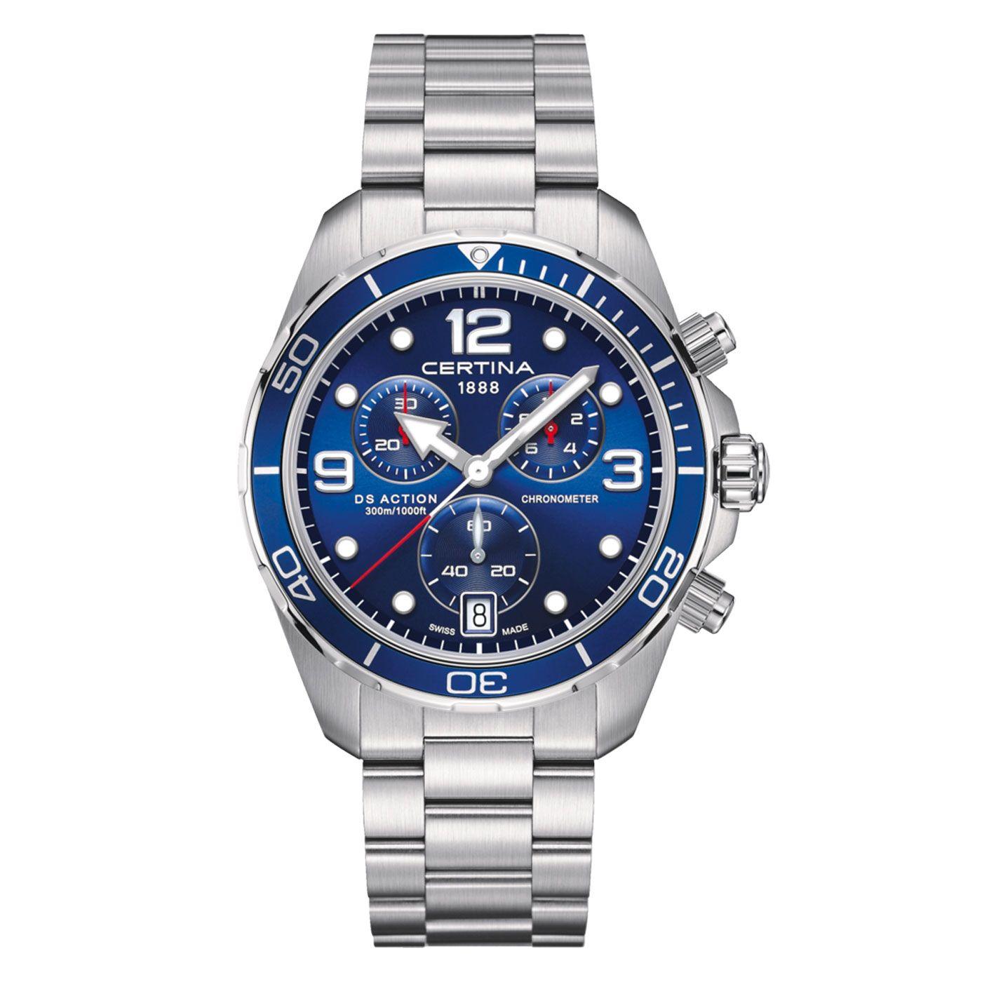 Reloj Certina DS Action Crono Azul-0