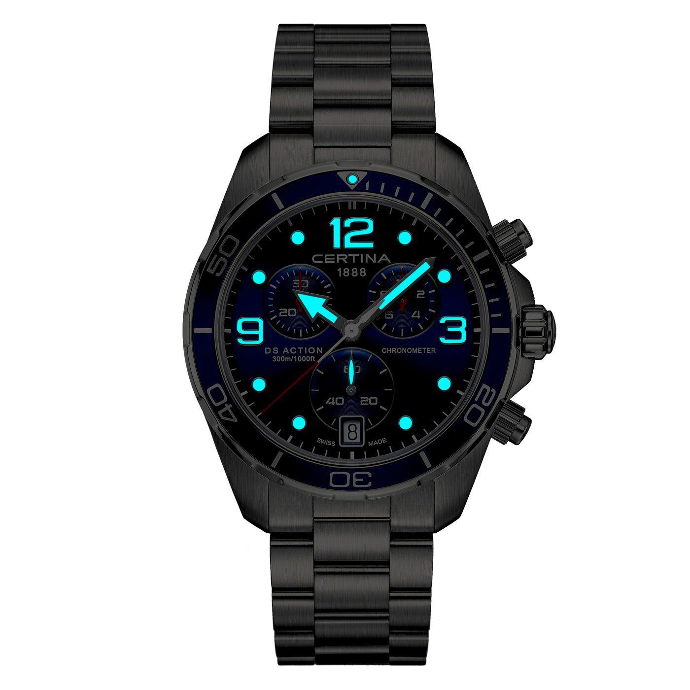 Reloj Certina DS Action Crono Azul-1