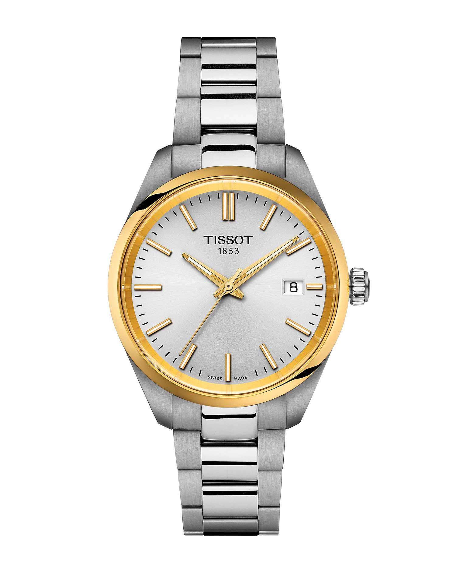 Reloj Tissot Pr100 Classic Acero Dorado-0