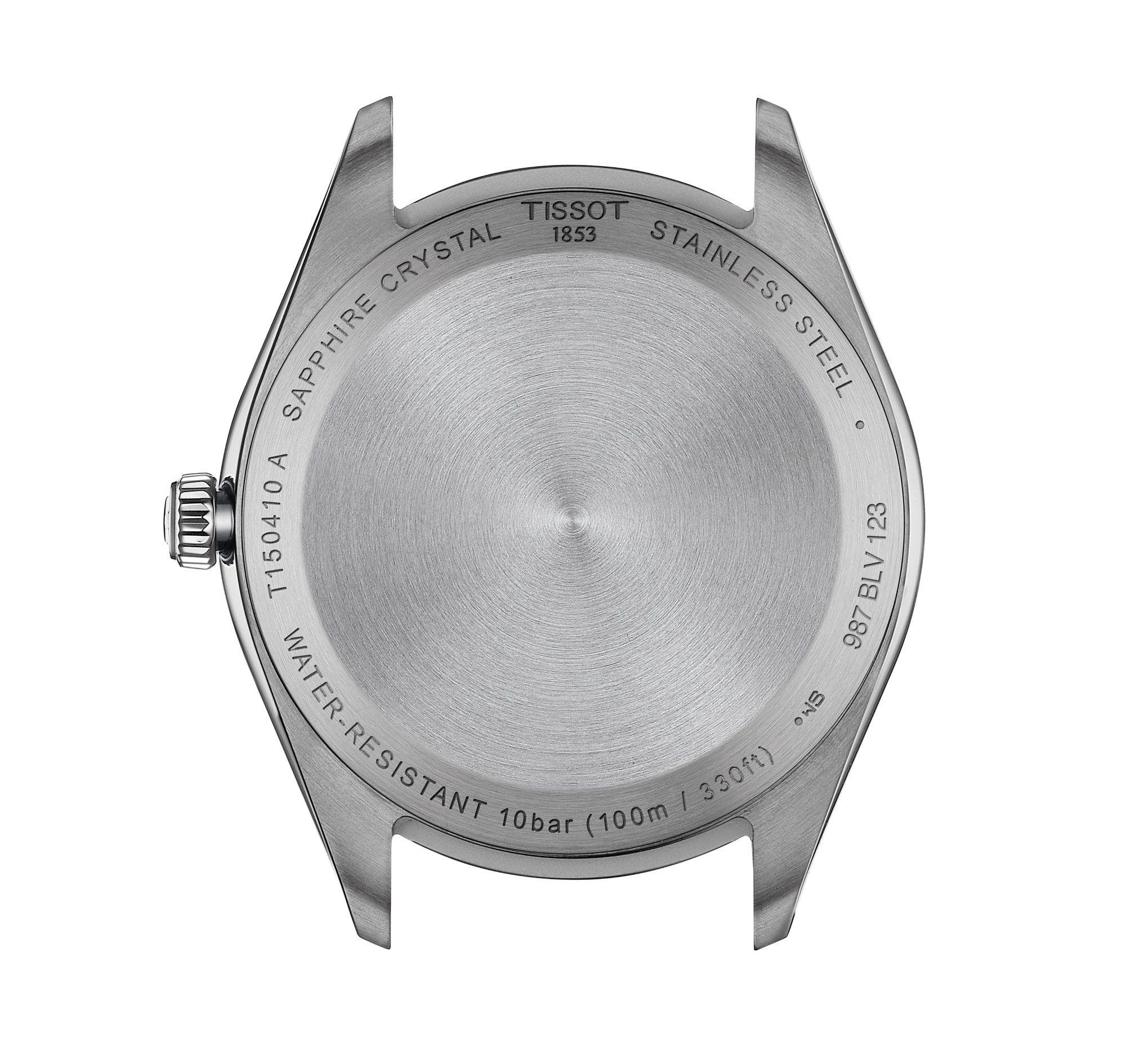 Reloj Tissot Pr100 Classic Cuero Café-3