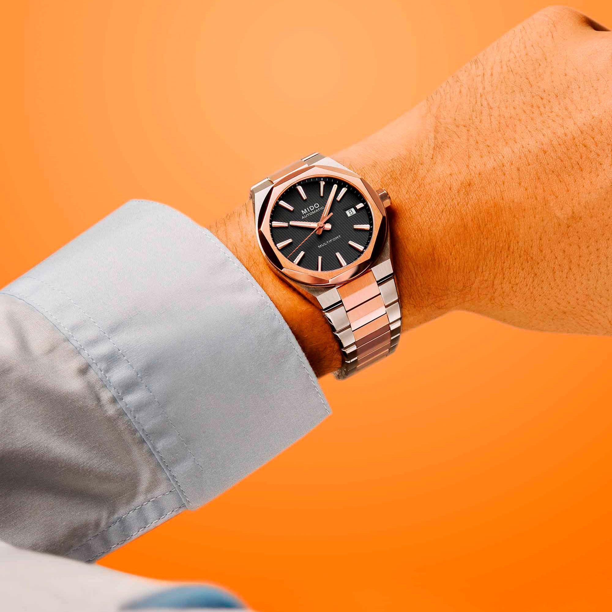 Reloj Mido Multifort 8 One Crown 40MM Bicolor-2
