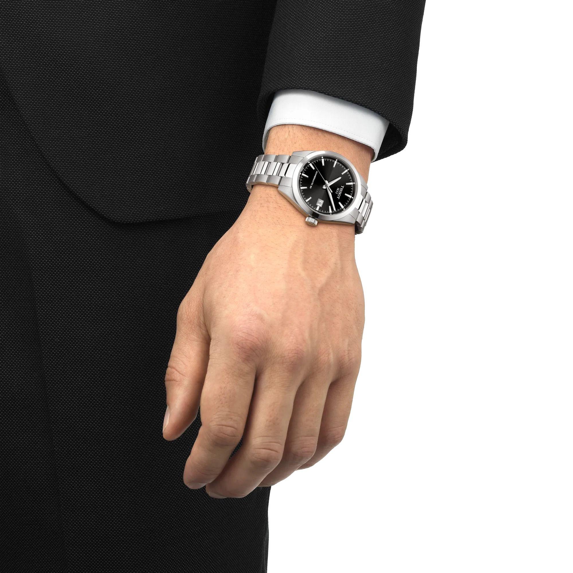 Reloj Tissot Gentleman 38MM Acero Negro-4