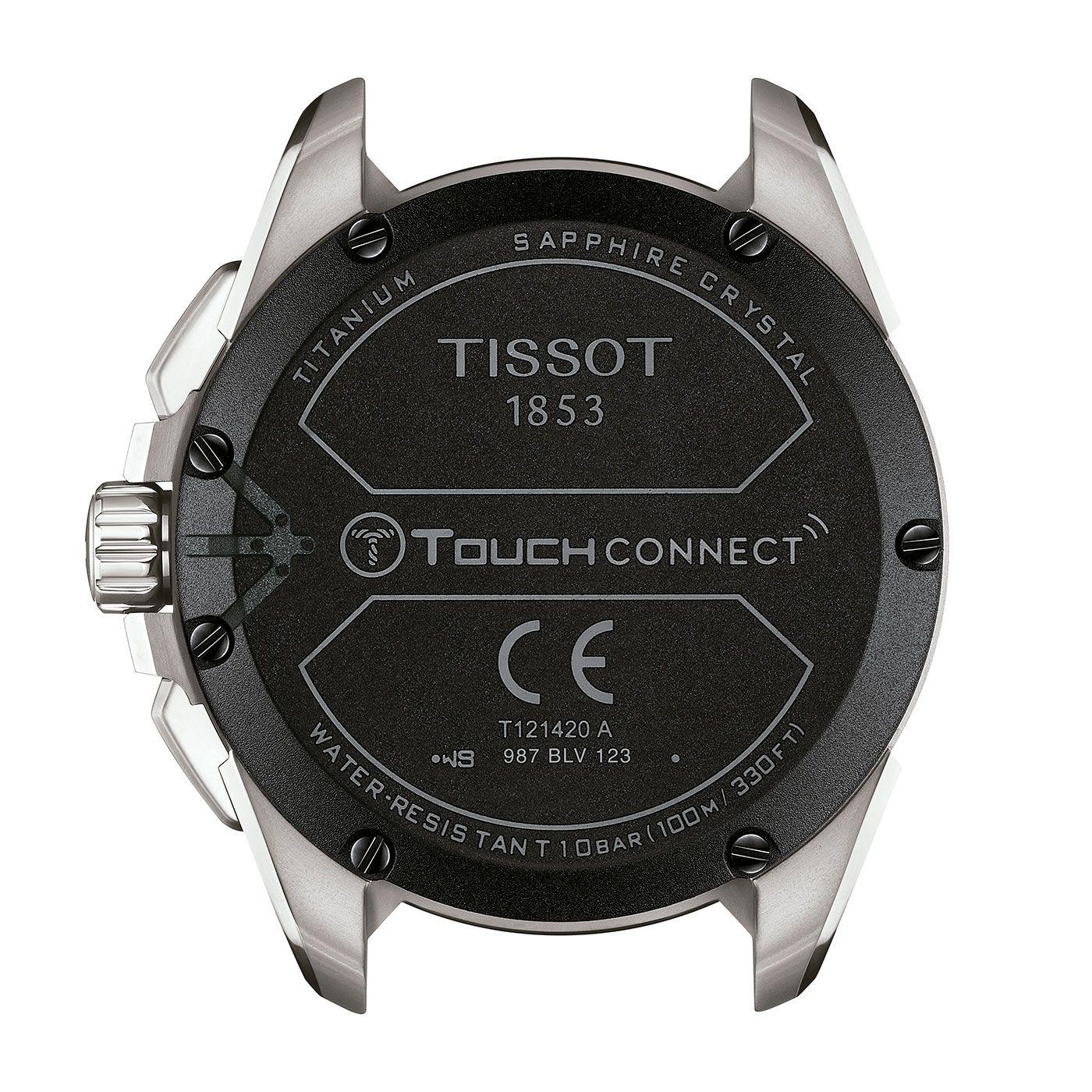 Reloj Digital Tissot T-Touch Connect Azul-4