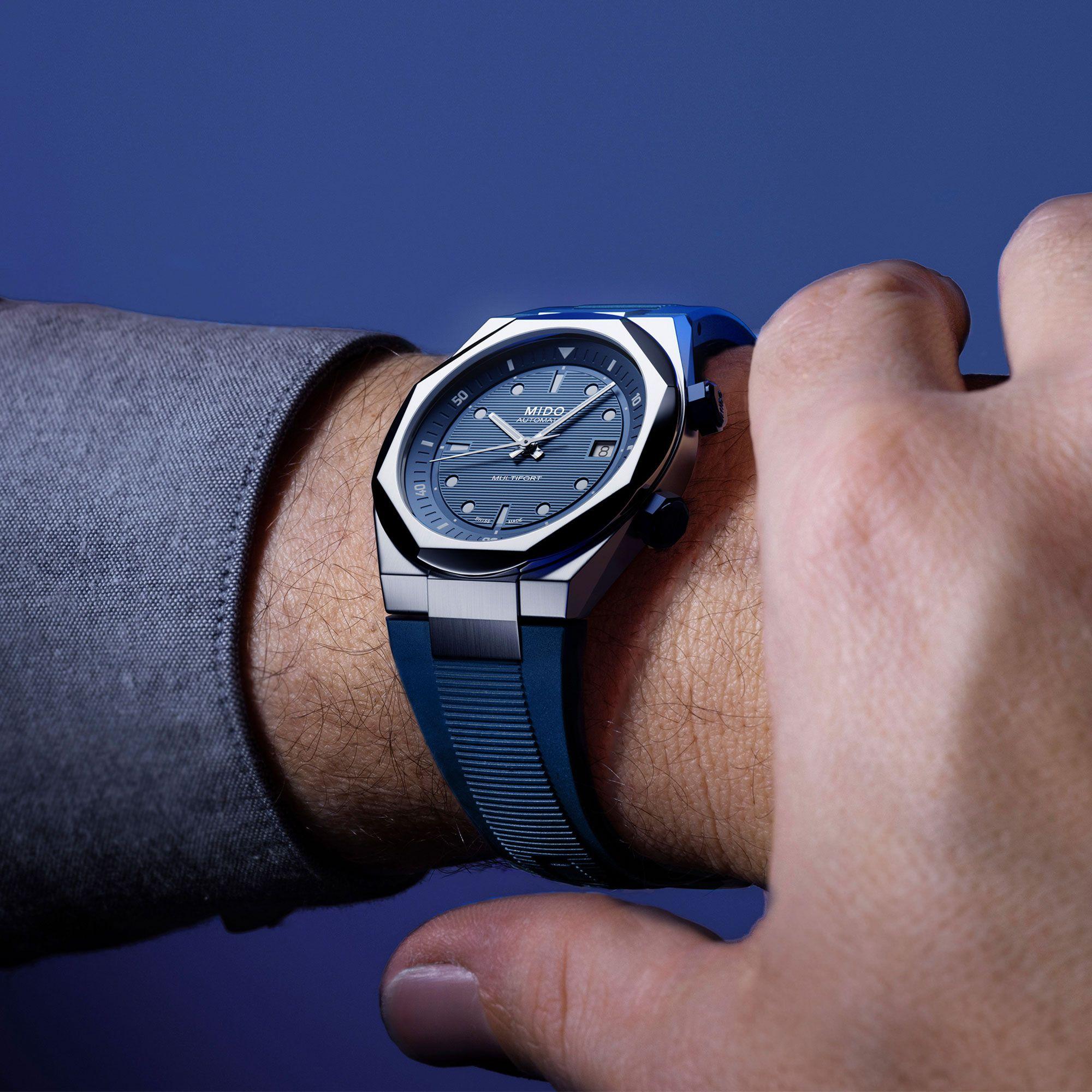 Reloj Mido Multifort 8 Two Crowns Resina-3