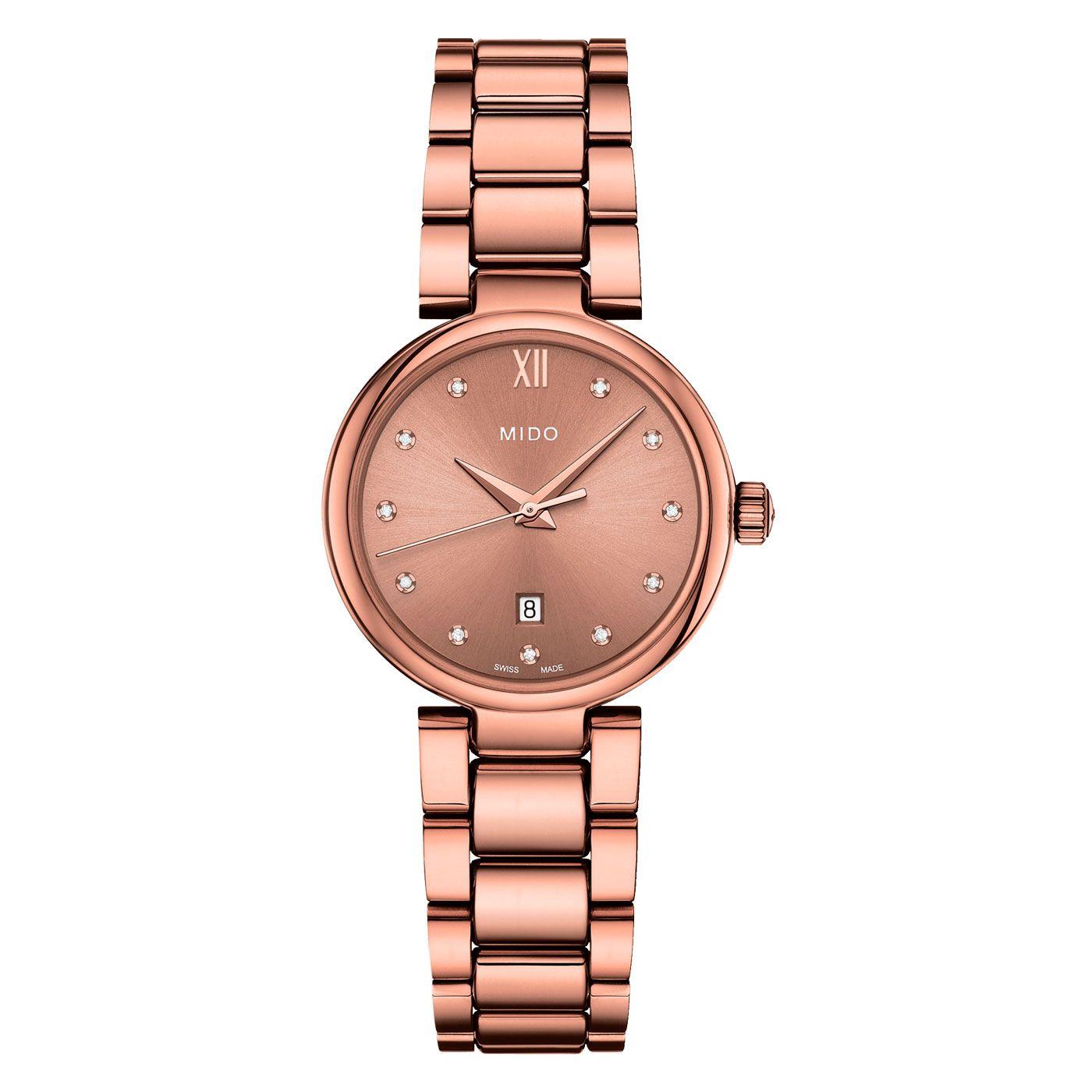 Reloj Mido Baroncelli Donna Quartz Dorado-0