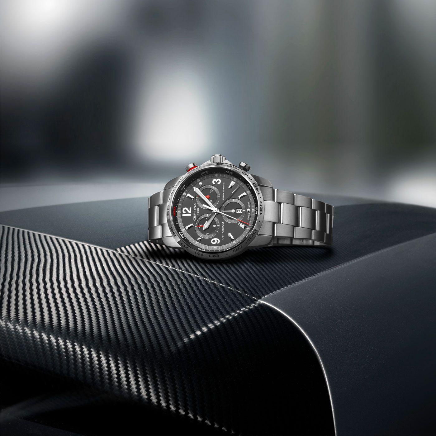 Reloj Certina DS Podium Chrono Negro-2