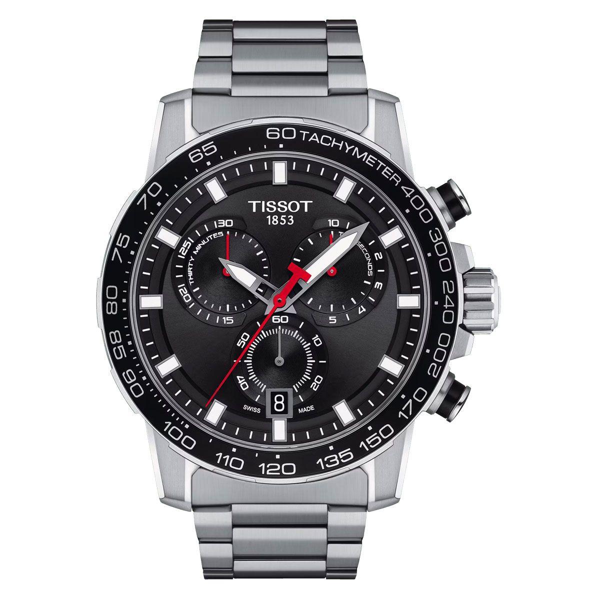 Reloj Tissot Supersport Chrono Acero Negro-0