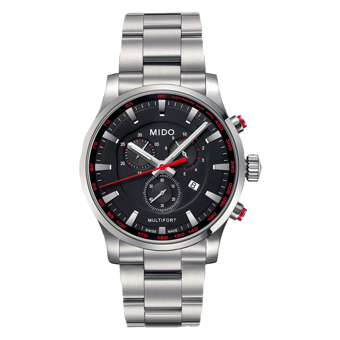 Reloj Mido Multifort Quartz Rojo-0