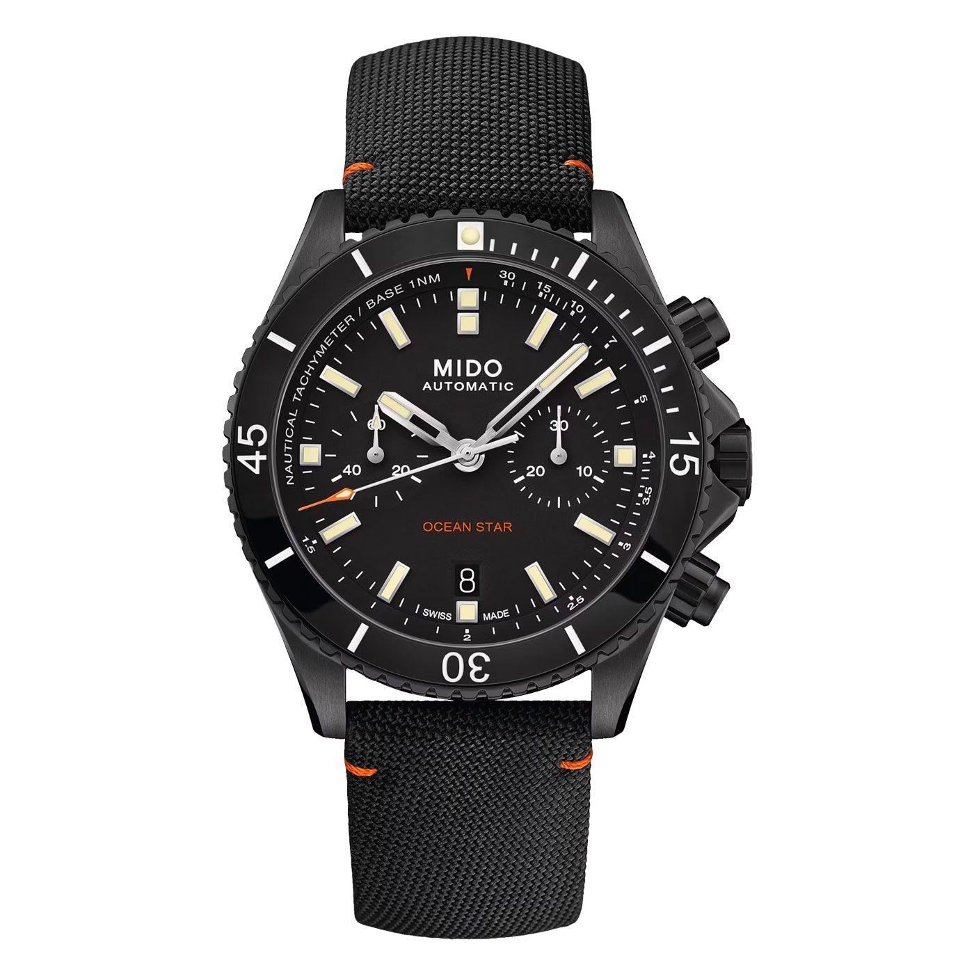 Reloj Mido Ocean Star Crono Carbón-1