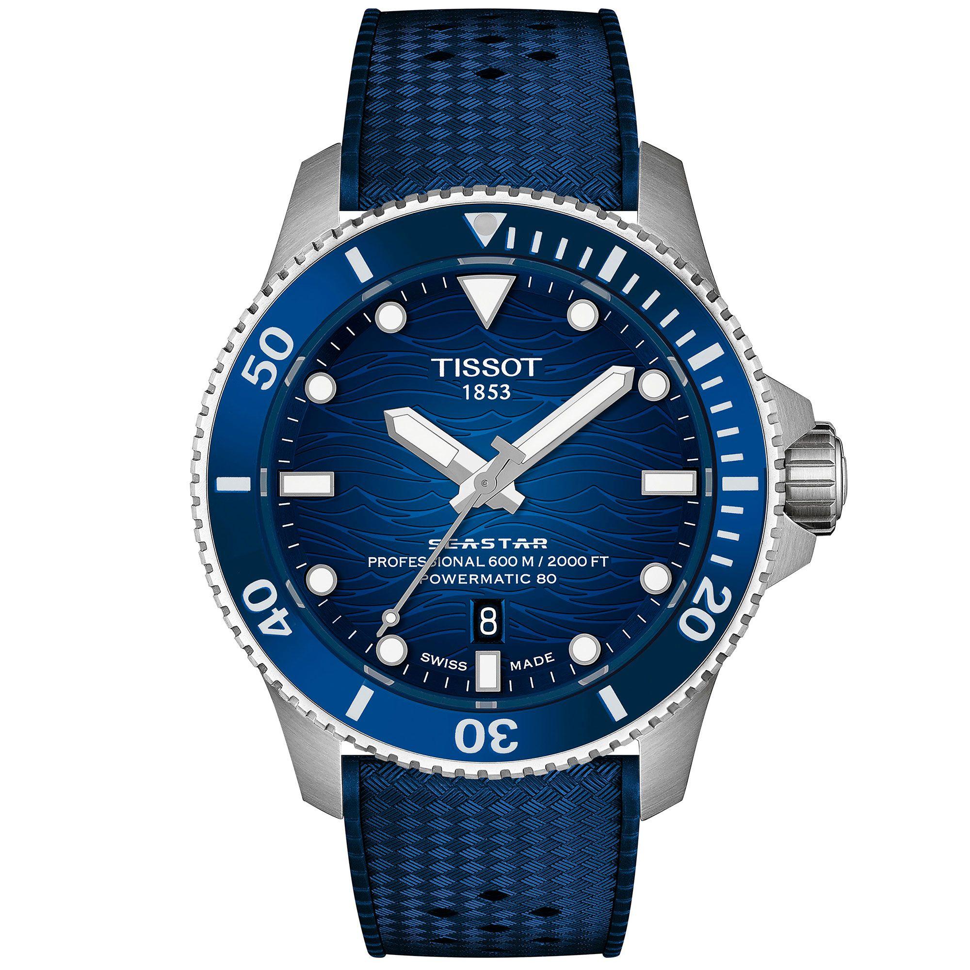 Reloj Tissot Seastar 2000 44MM Azul-0