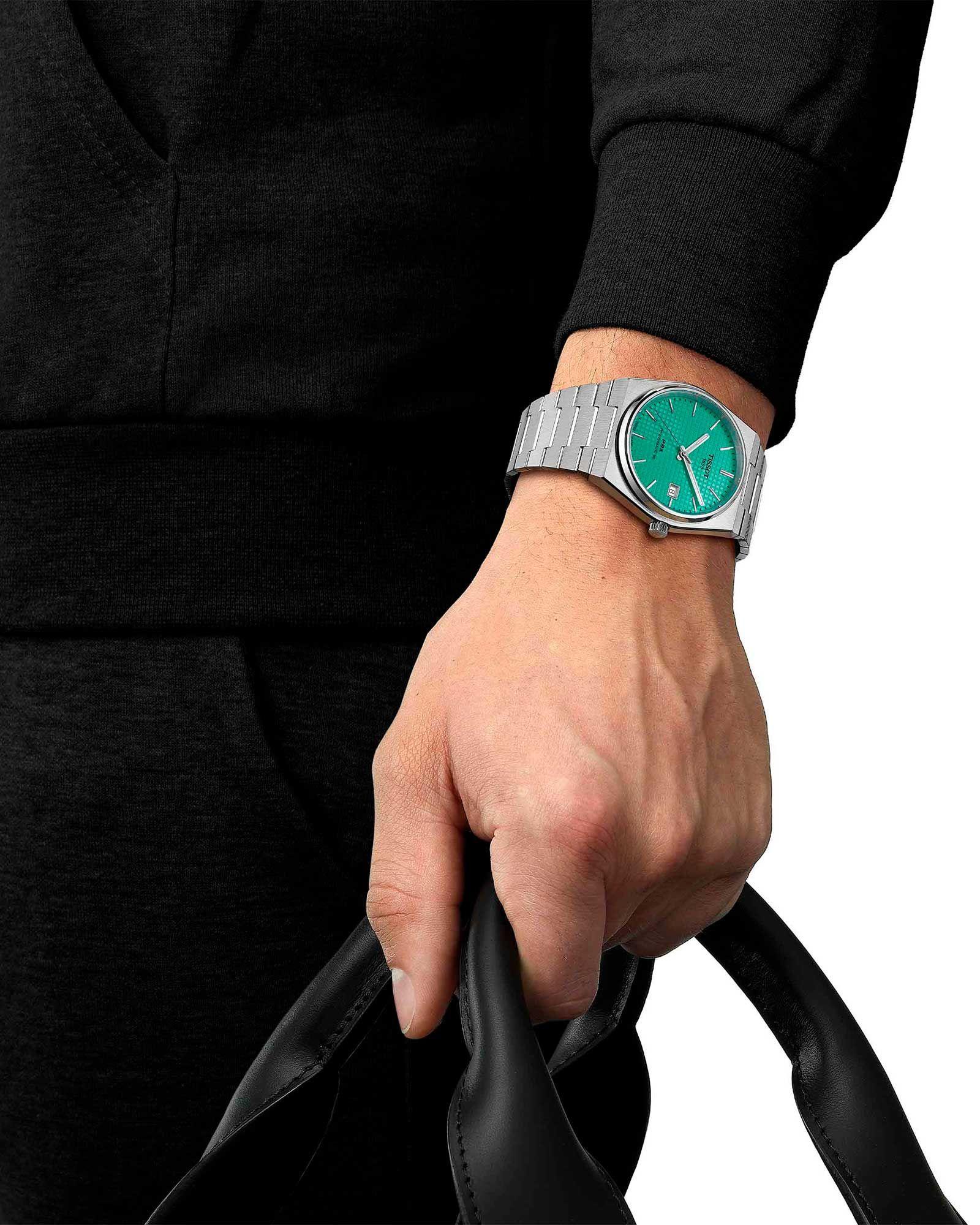 Reloj Tissot PRX Powematic Green-3