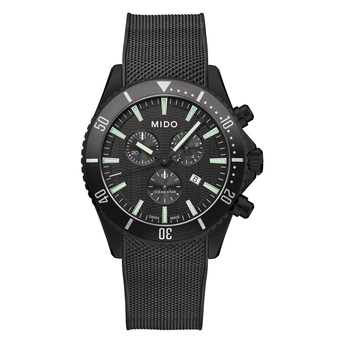 Reloj Mido Ocean Star Quartz Caucho-0
