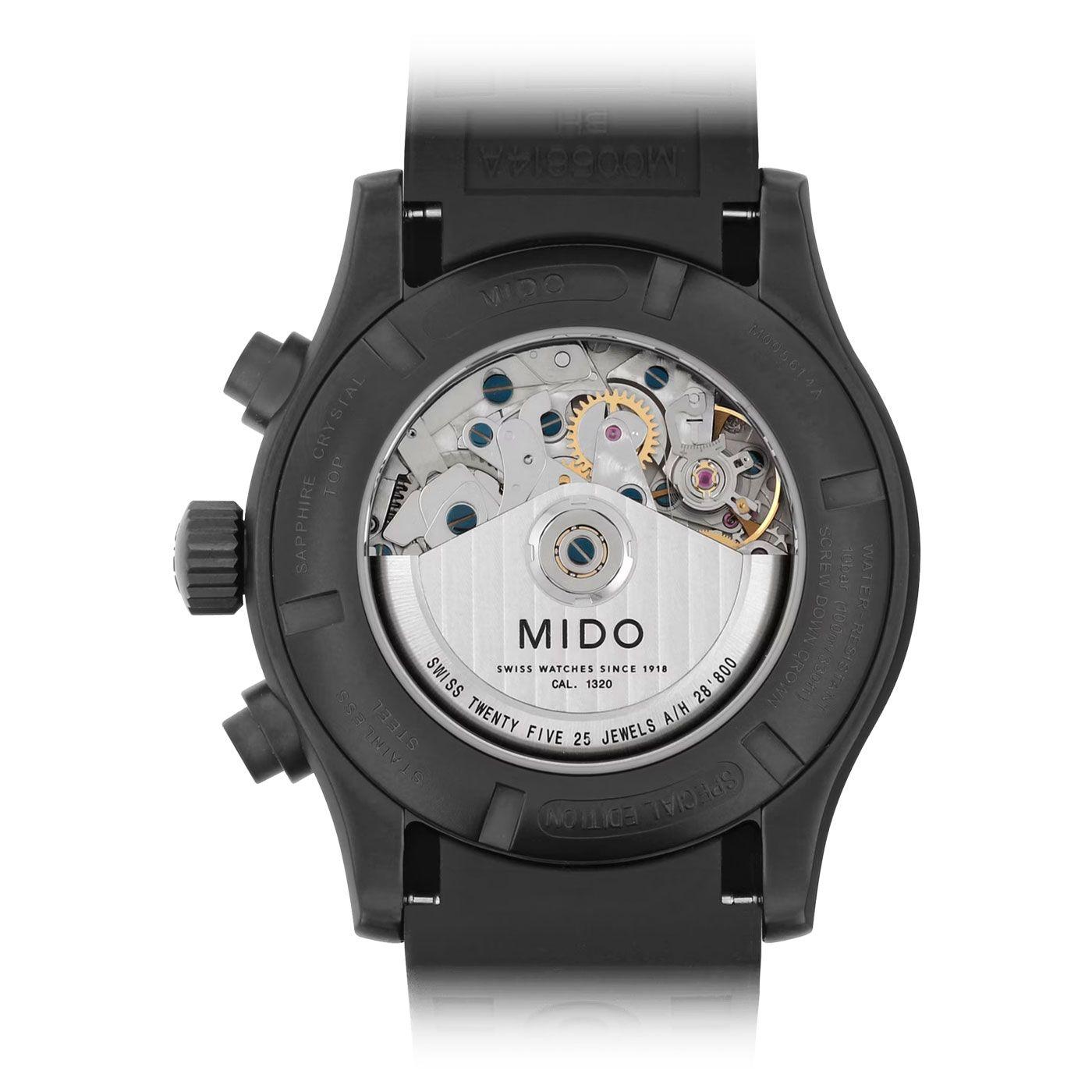 Reloj Mido Multifort Chronograph Negro-1