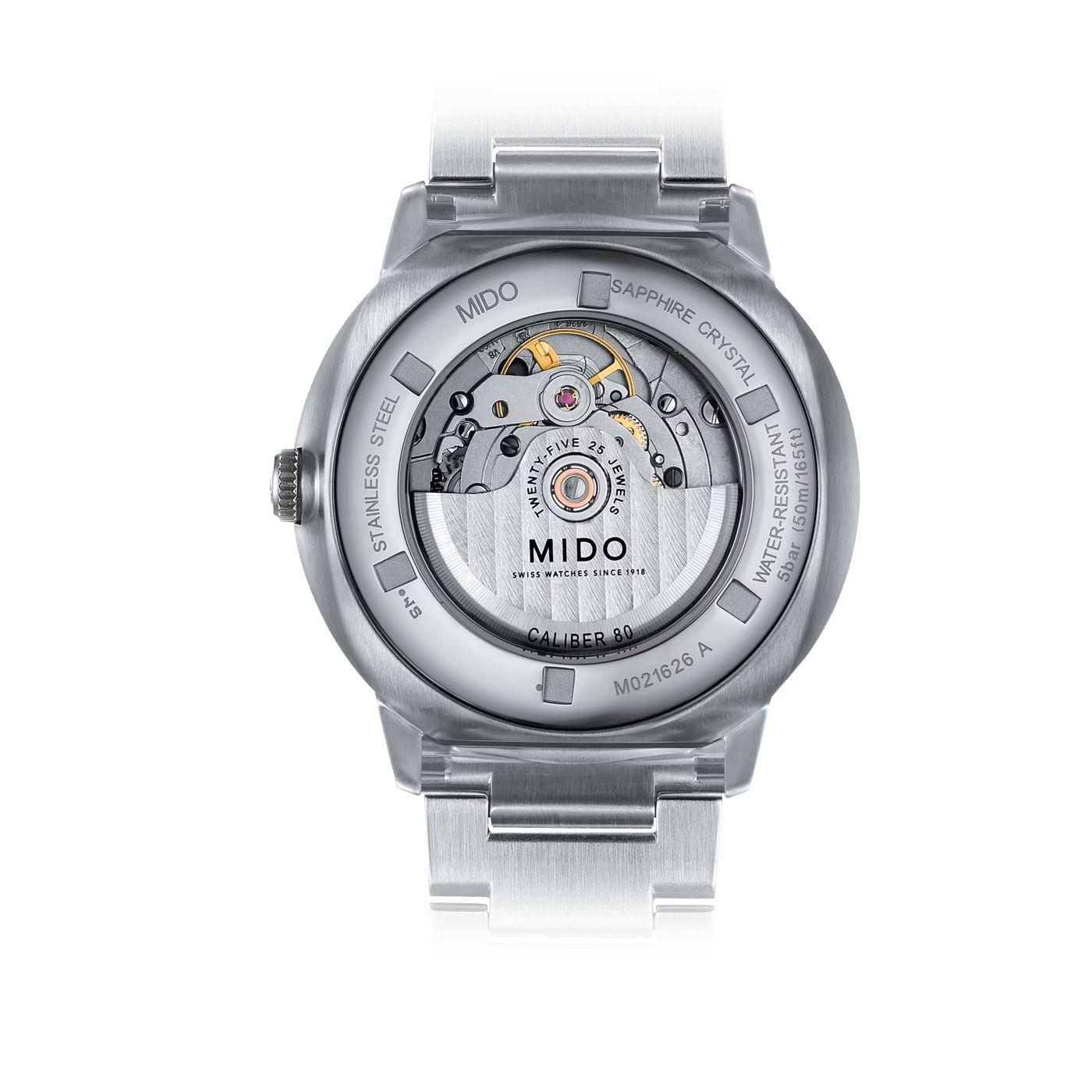 Reloj Mido Commander Big Date Acero-1