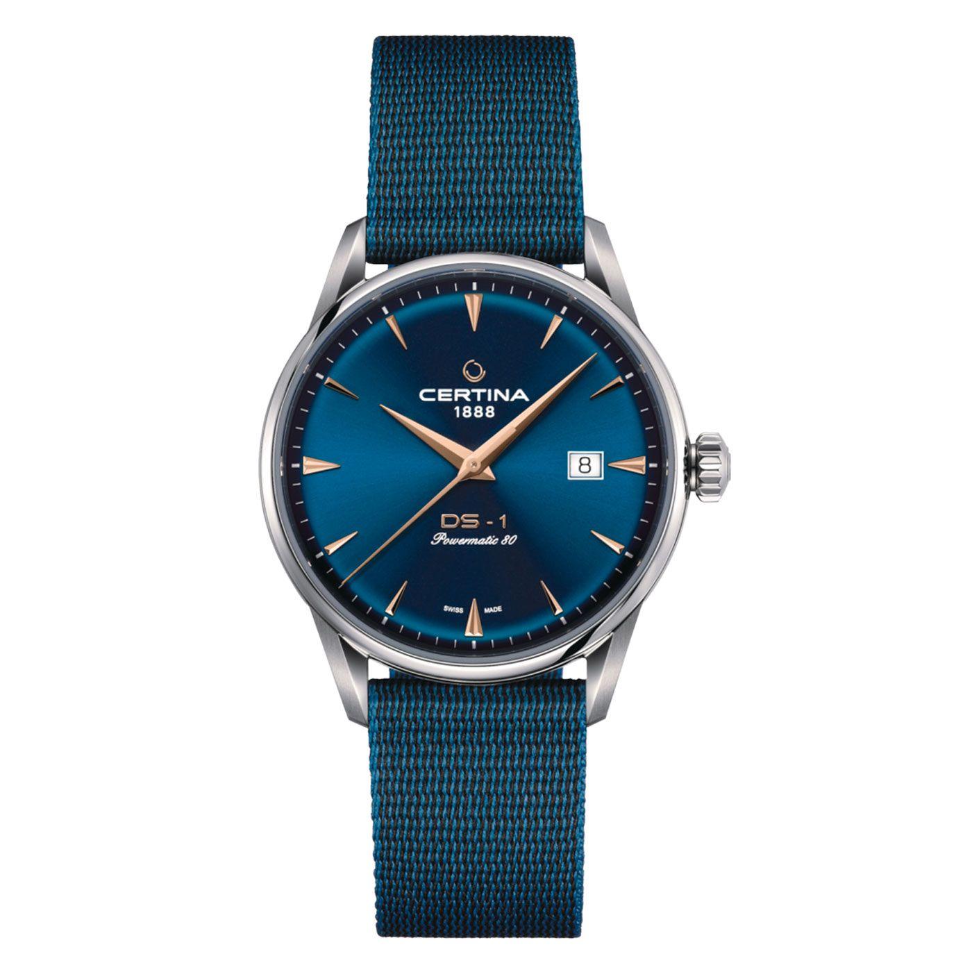 Reloj Certina DS-1 Textil Azul-0