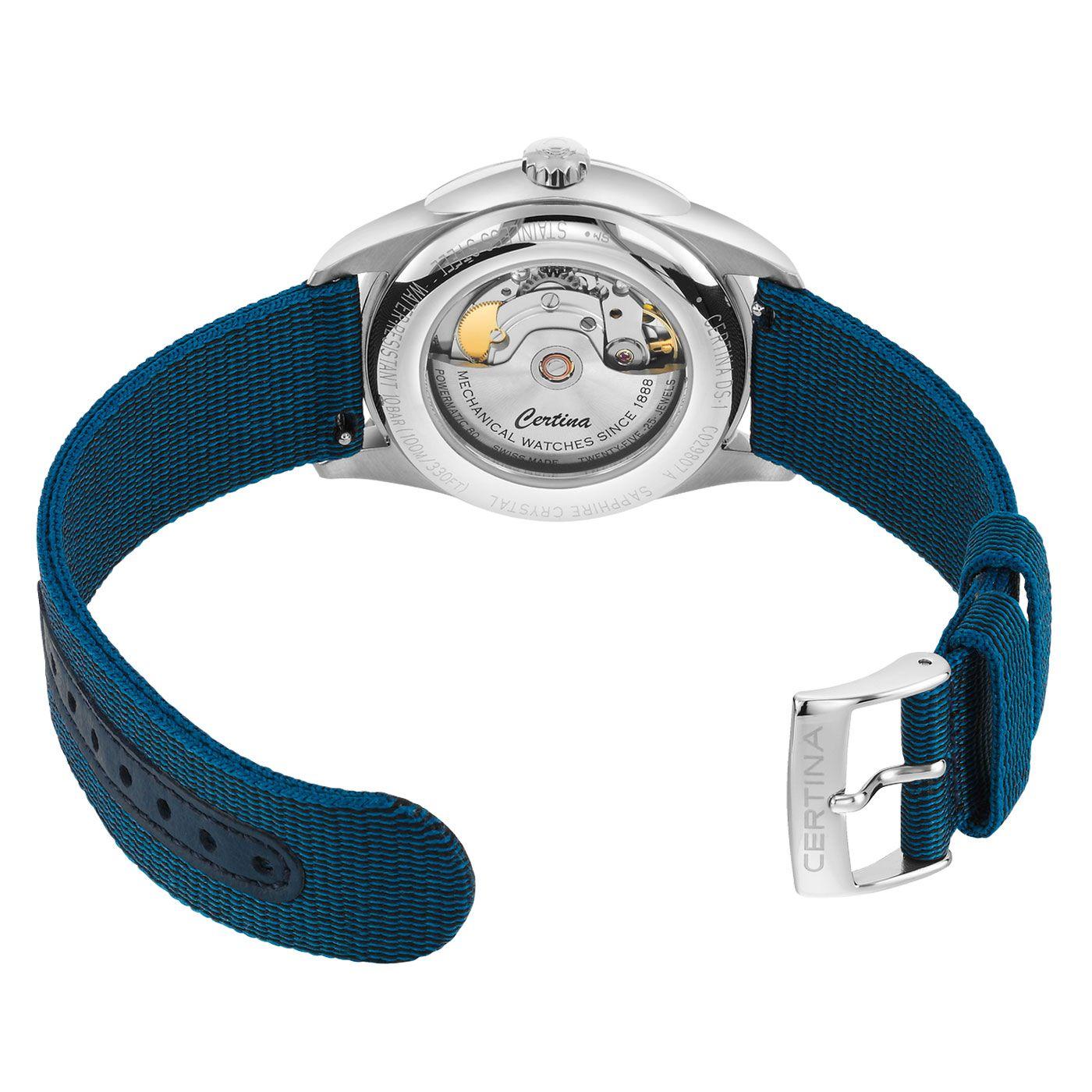 Reloj Certina DS-1 Textil Azul-2