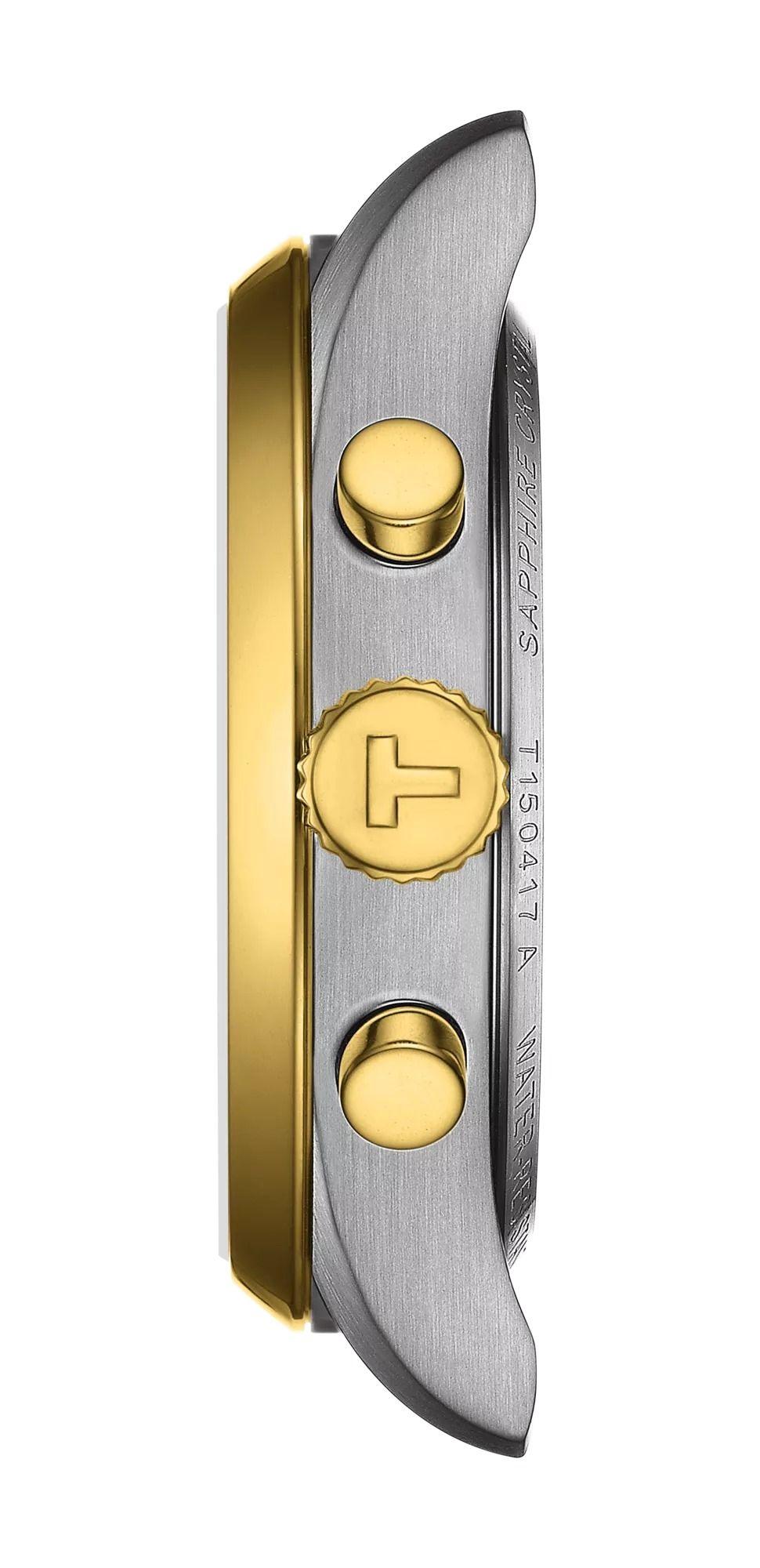 Reloj Tissot PR100 Chronograph Bicolor Dorado-2