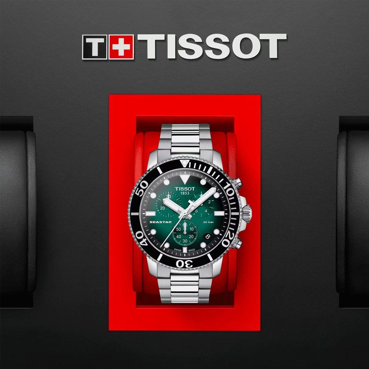 Reloj Tissot Seastar 1000 Quartz Chronograph Acero-3