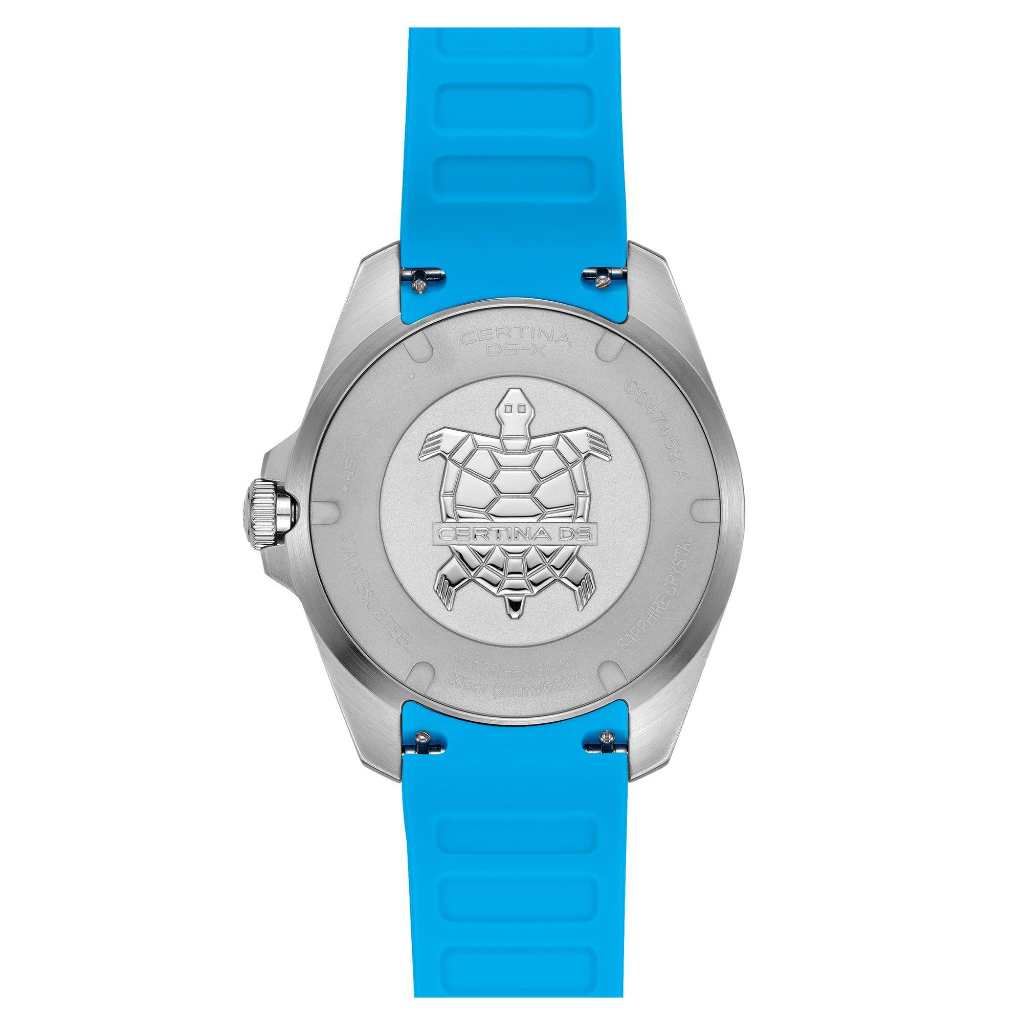 Reloj Certina DS-X GMT 41MM Resina Celeste-2