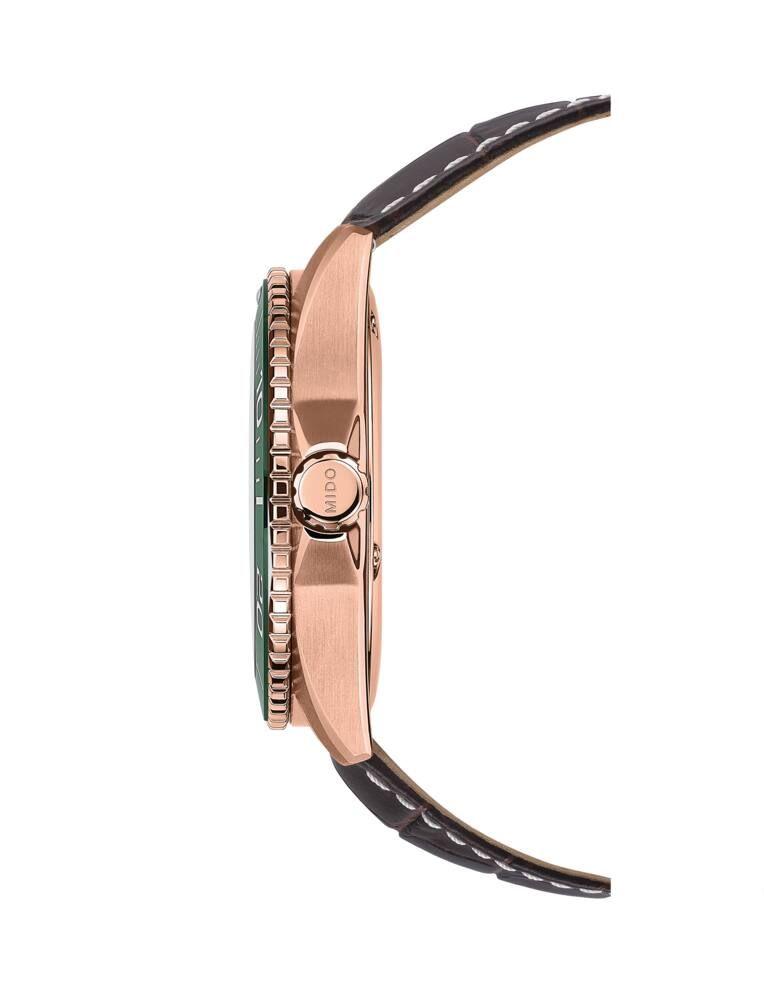 Reloj Mido Ocean Star 200C Cuero Café-2