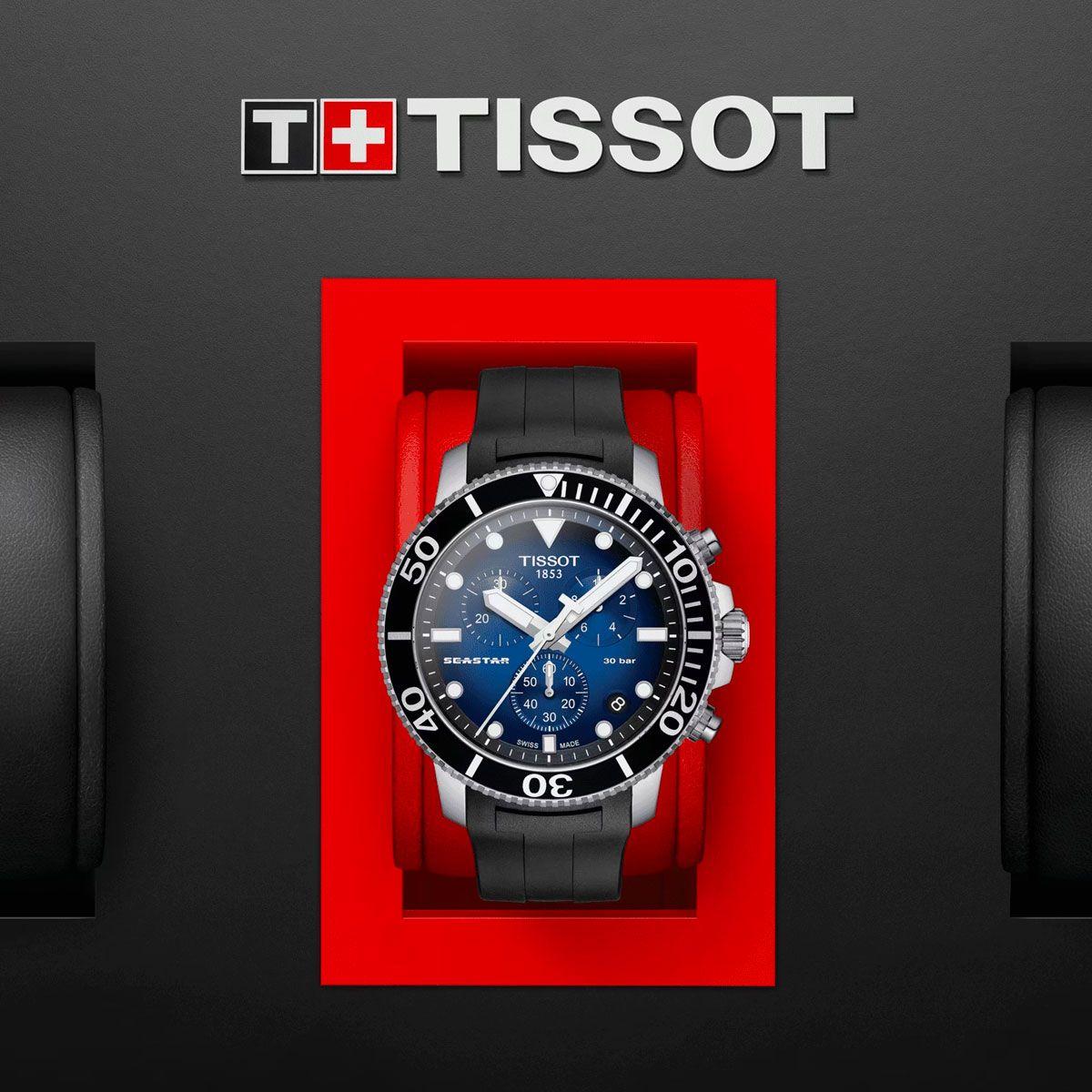 Reloj Tissot Seastar 1000 Chronograph Negro-3