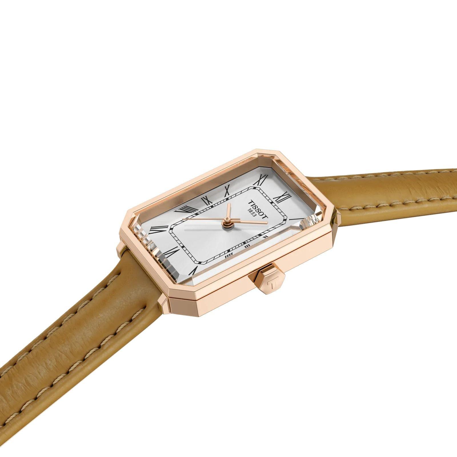 Reloj Tissot SRV 30x21MM Beige-3
