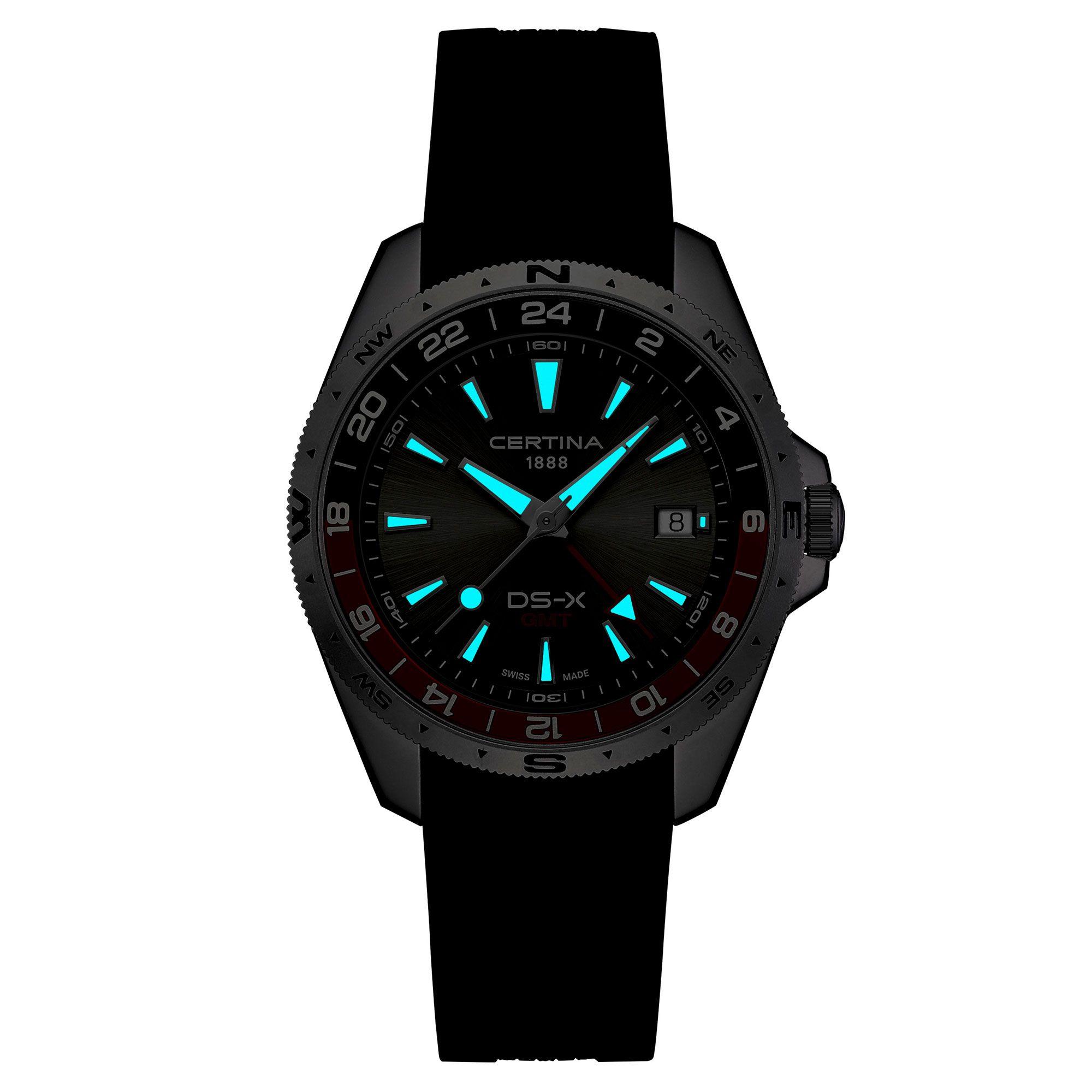Reloj Certina DS-X GMT 41MM Resina Negro-2