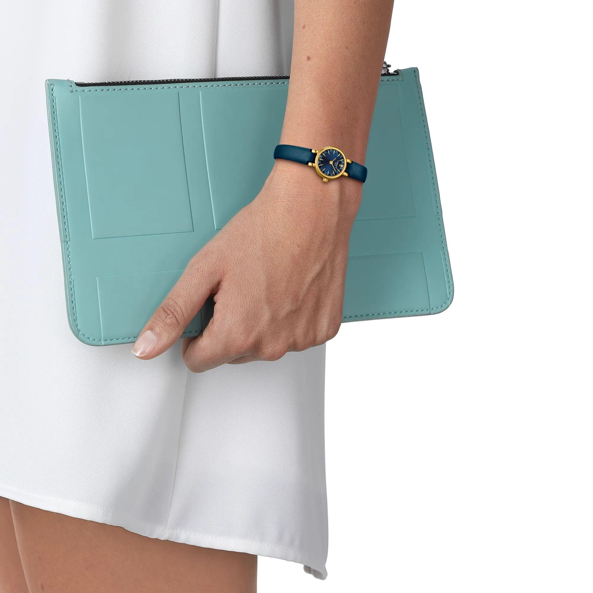 Reloj Tissot Lovely Round 19.5MM Azul-3