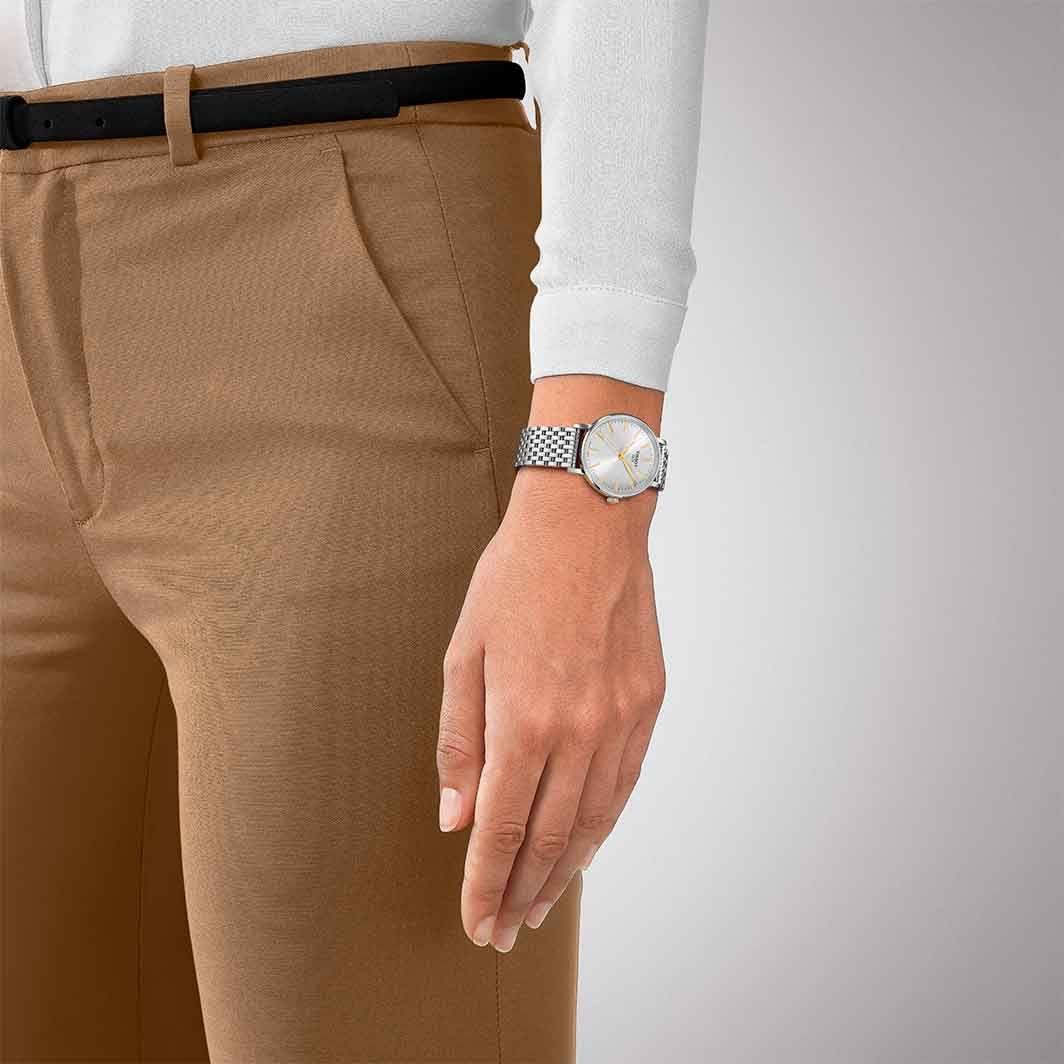 Reloj Tissot Everytime Acero Dorado 34mm-2