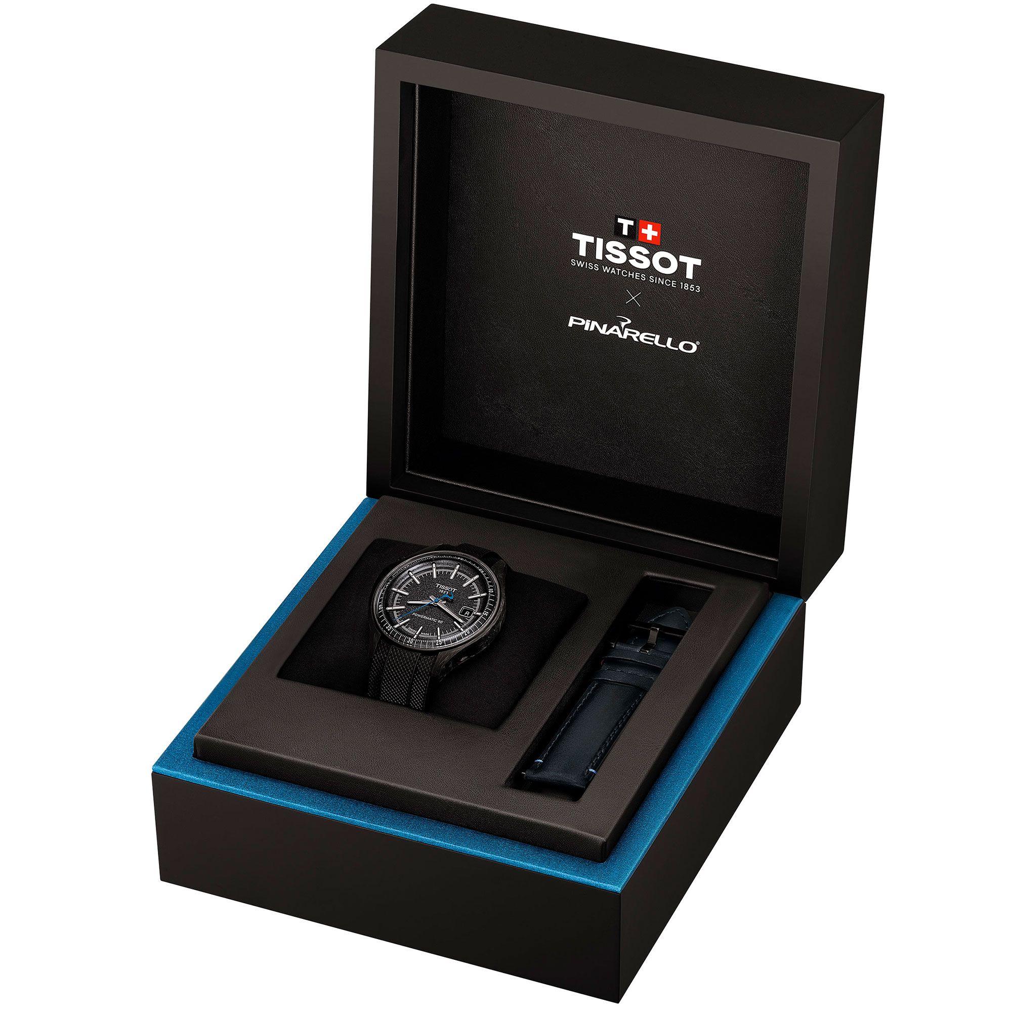 Reloj Tissot Pinarello 40x43mm Resina Negro-3