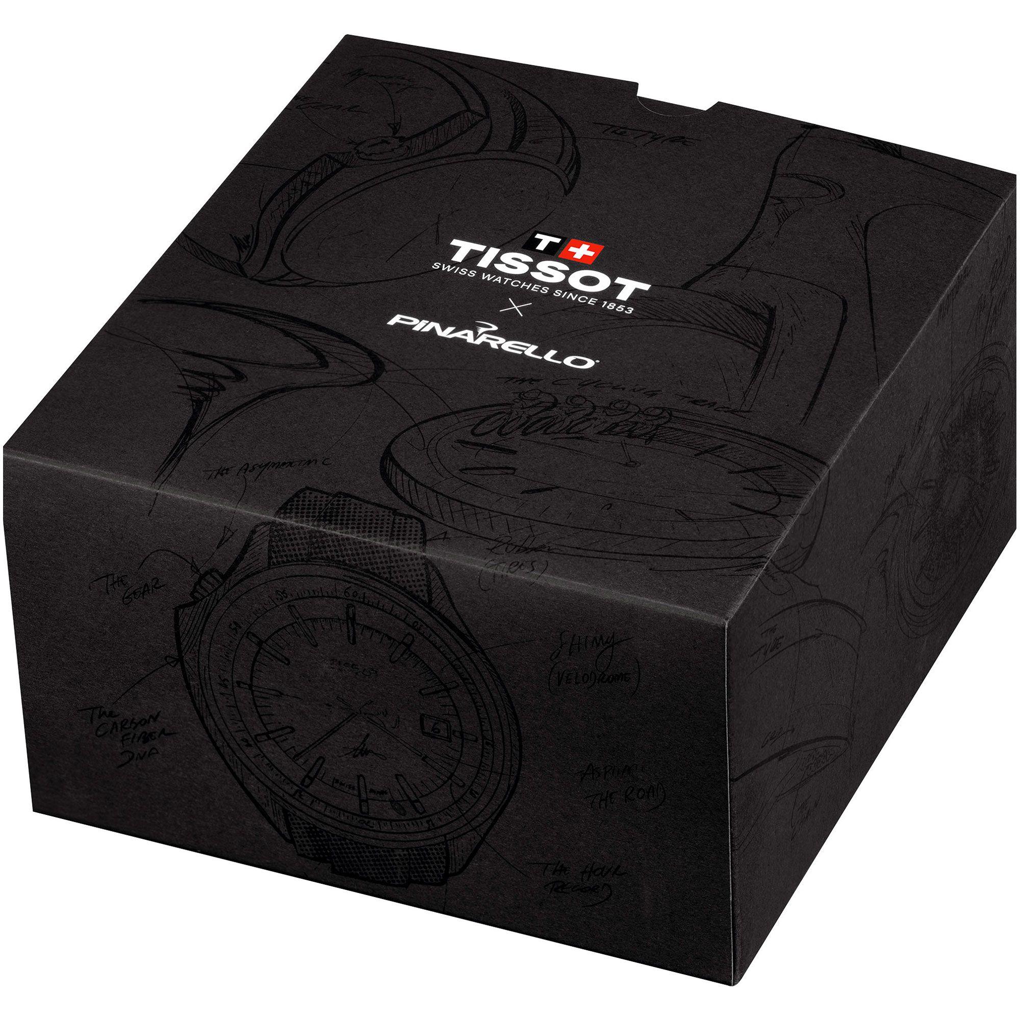 Reloj Tissot Pinarello 40x43mm Resina Negro-5
