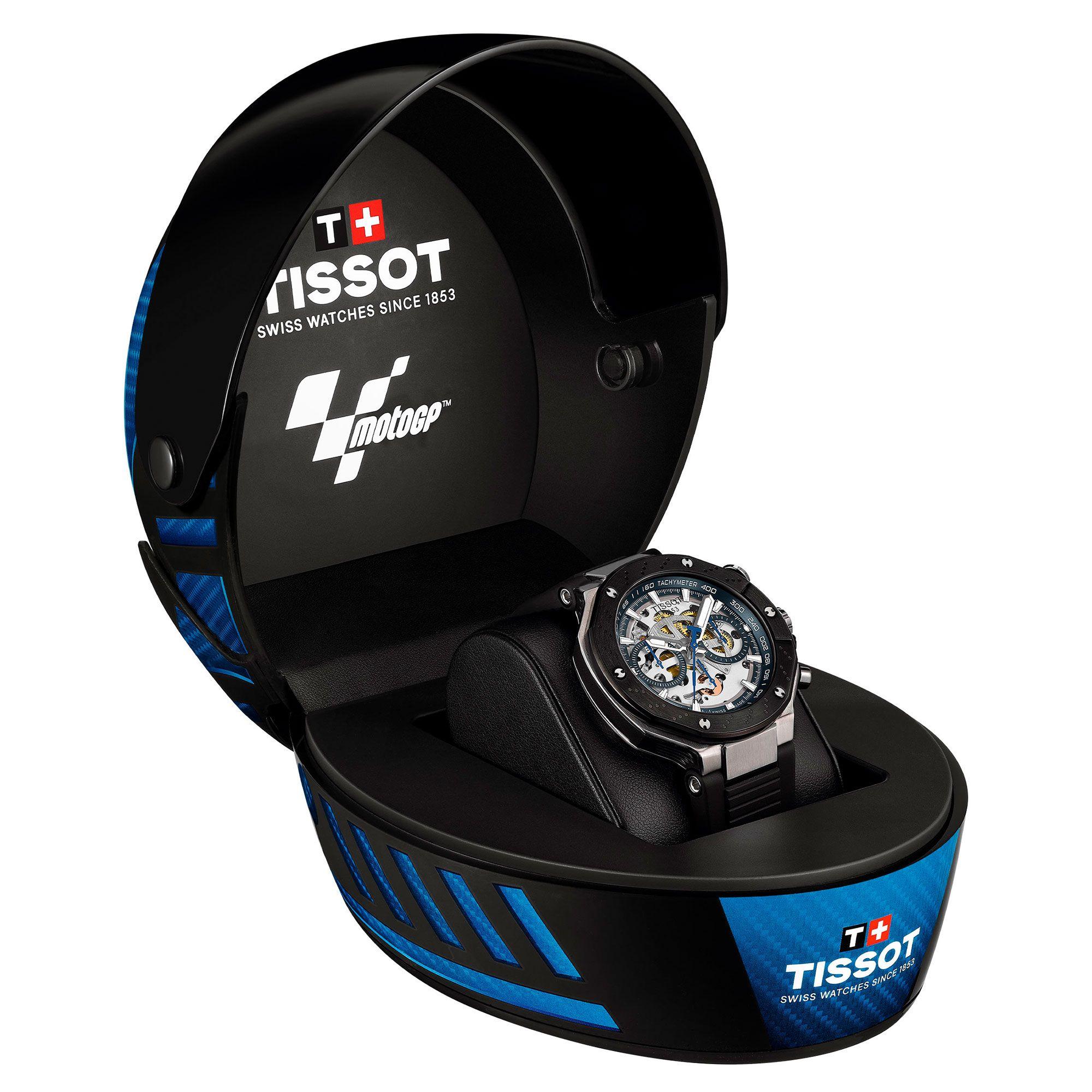 Reloj Tissot T-Race Moto GP 45MM Resina Azul-3