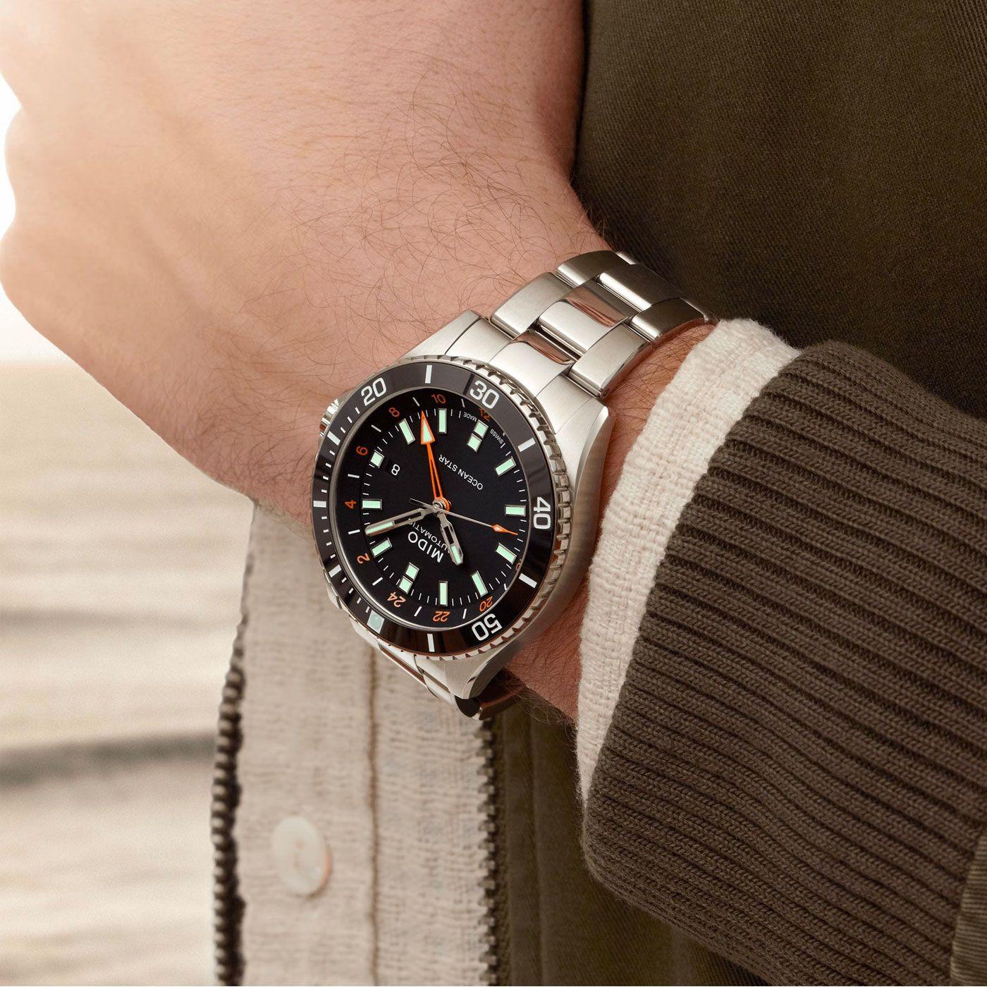 Reloj Mido Ocean Star GMT Acero-2