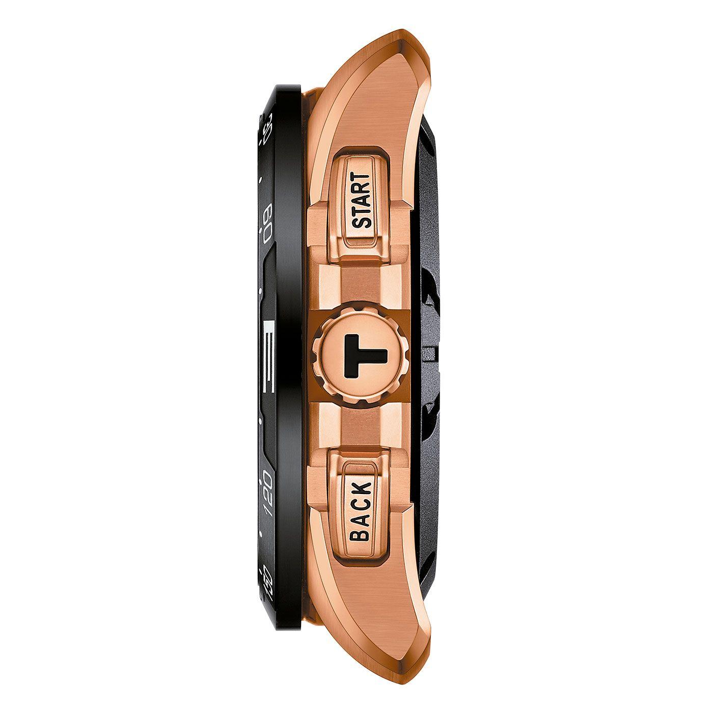 Reloj Digital Tissot T-Touch Connect Solar Oro Rosa-2