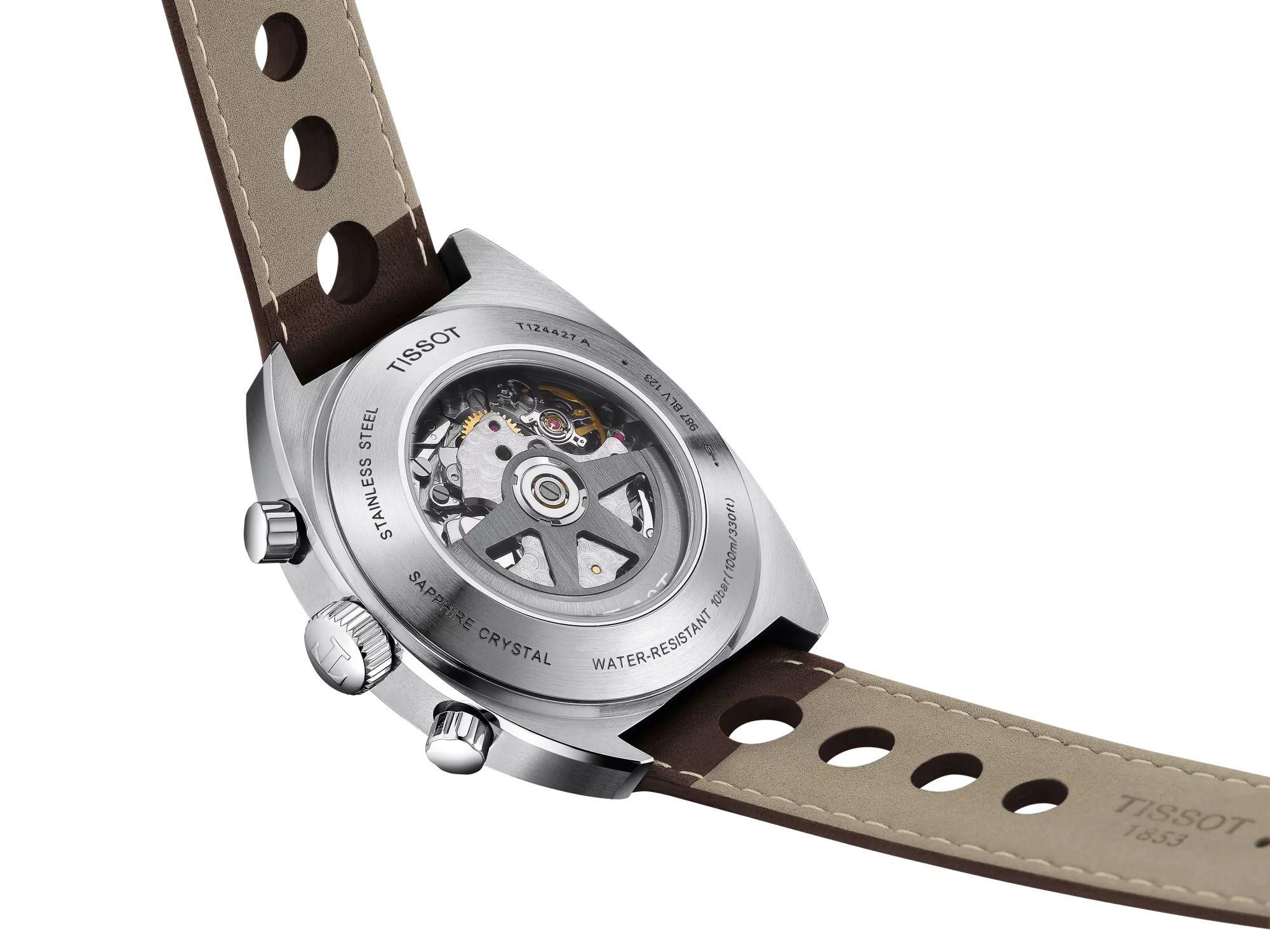 Reloj Tissot Heritage 1973 Cuero Café-4