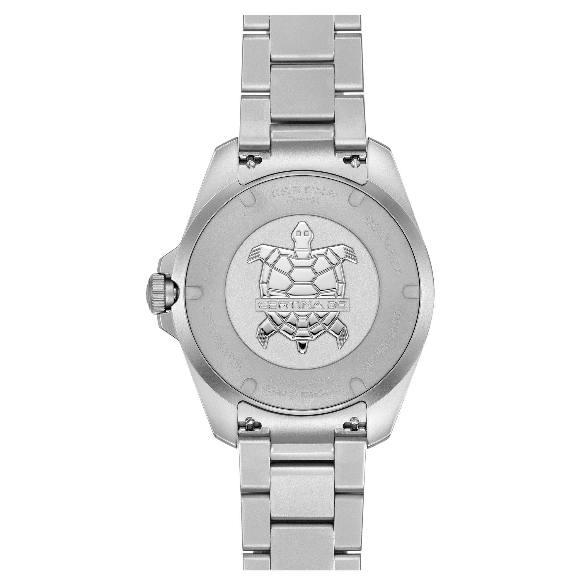 Reloj Certina DS-X GMT 41MM Acero Verde-2