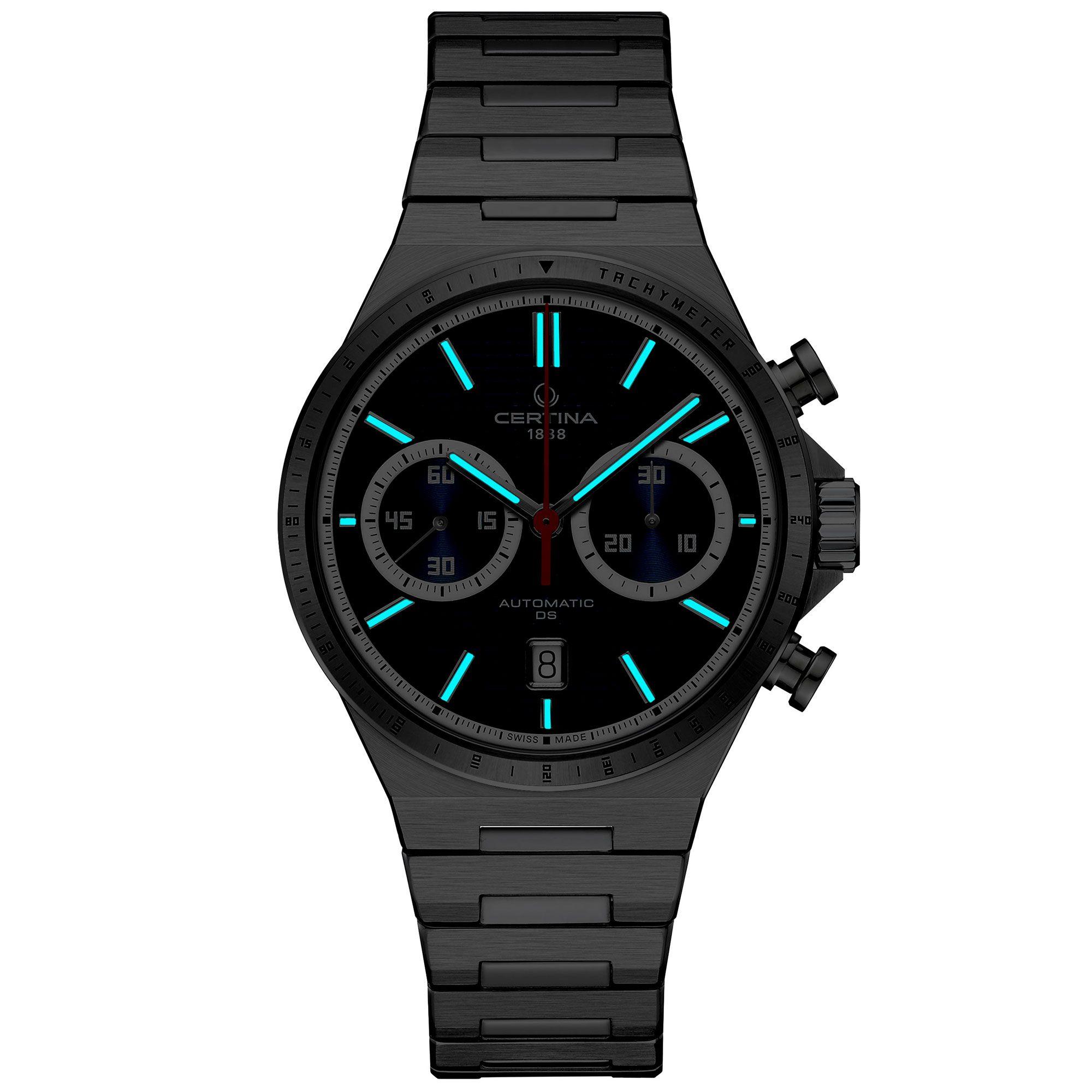 Reloj Certina DS-7 Chrono 42MM Azul-2