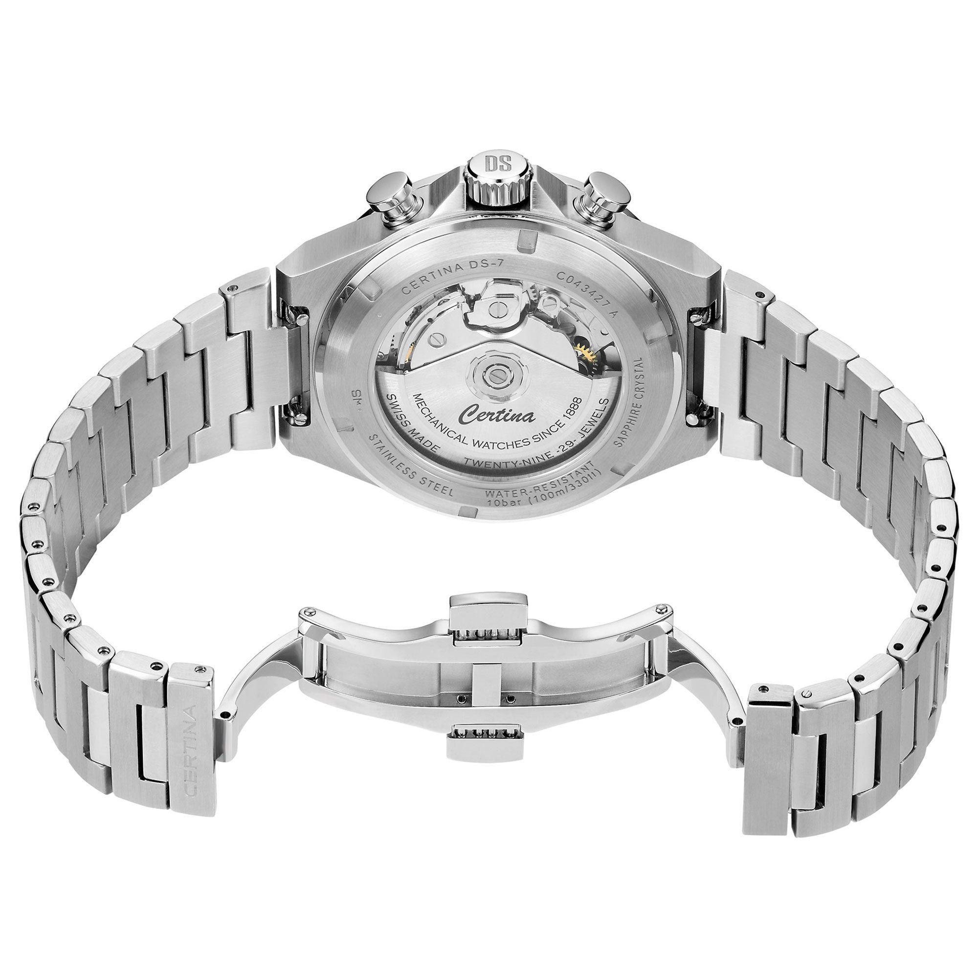 Reloj Certina DS-7 Chrono 42MM Azul-4