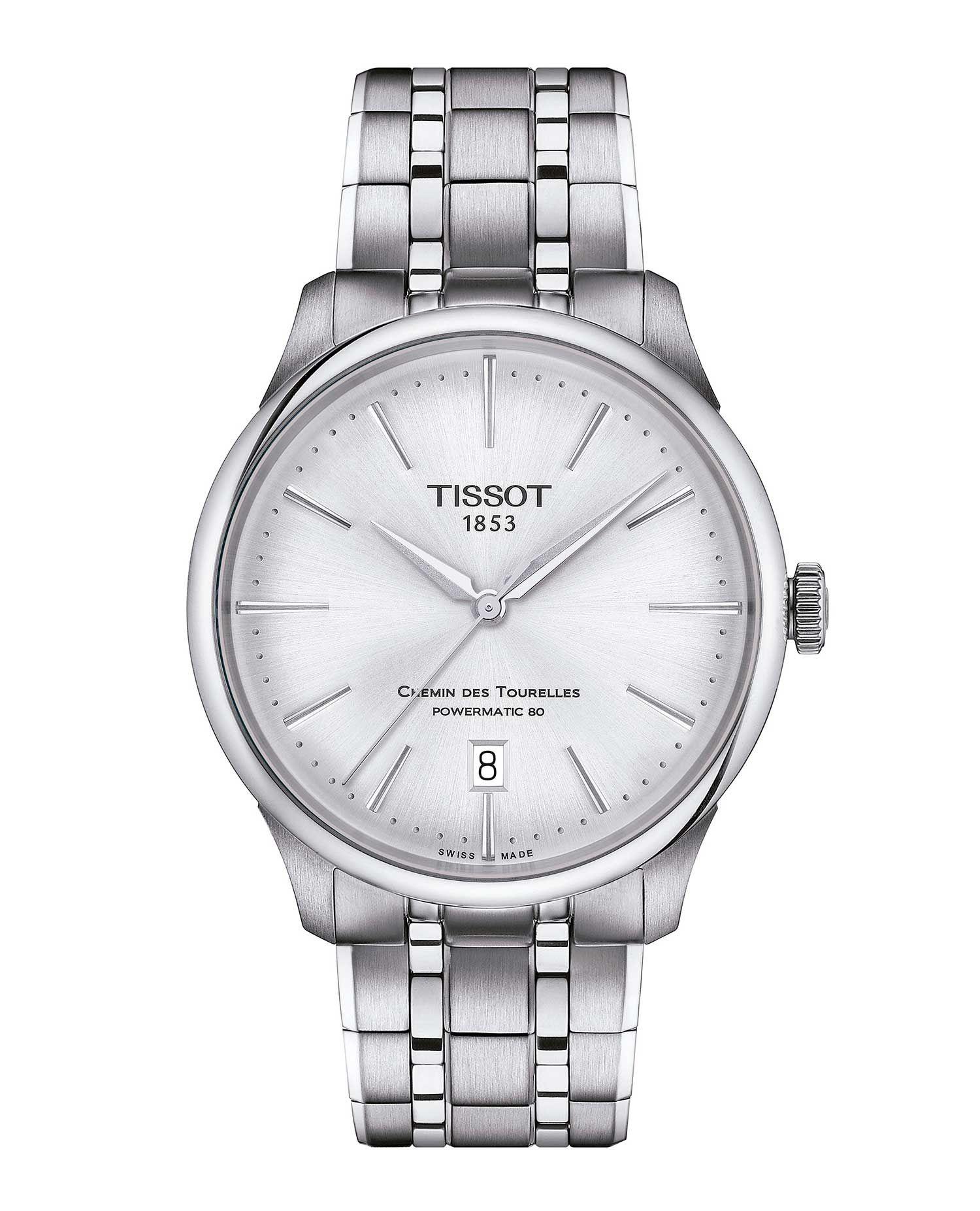 Reloj Tissot Chemin Des Tourelles Powermatic 80 Acero-0