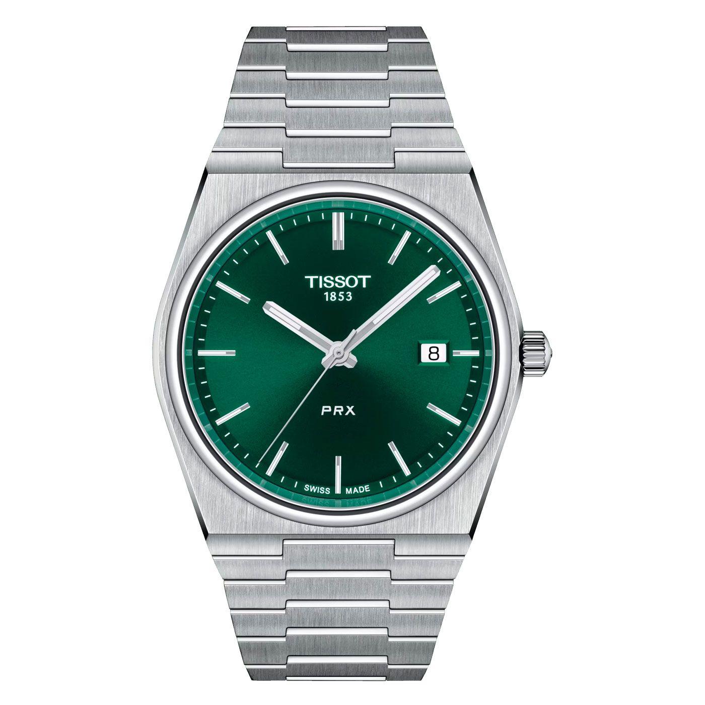 Reloj Tissot PRX 40mm Acero Verde-0