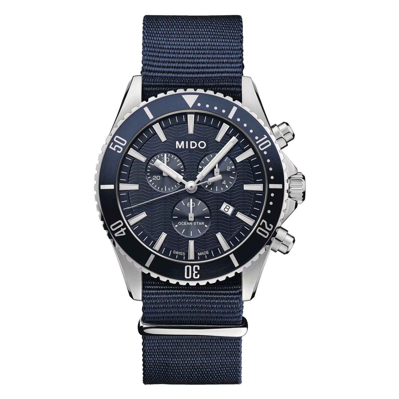 Reloj Mido Ocean Star Quartz Textil-0
