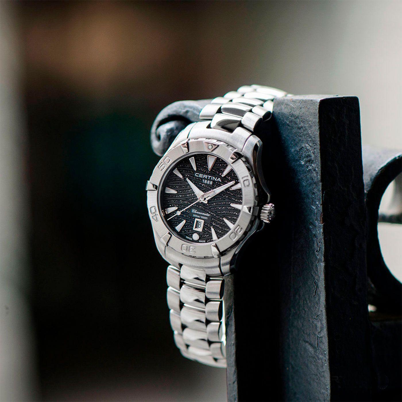 Reloj Certina DS Action Acero Negro-3