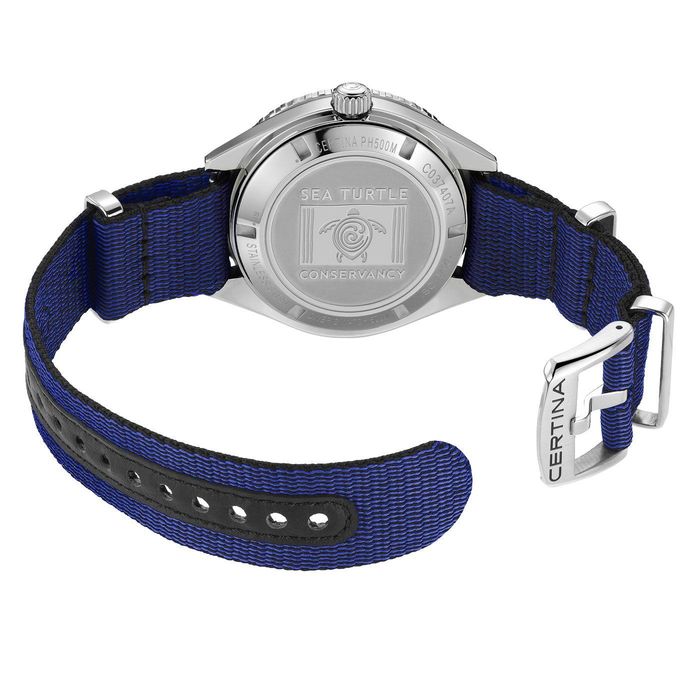 Reloj Certina DS PH500M Textil Azul-3