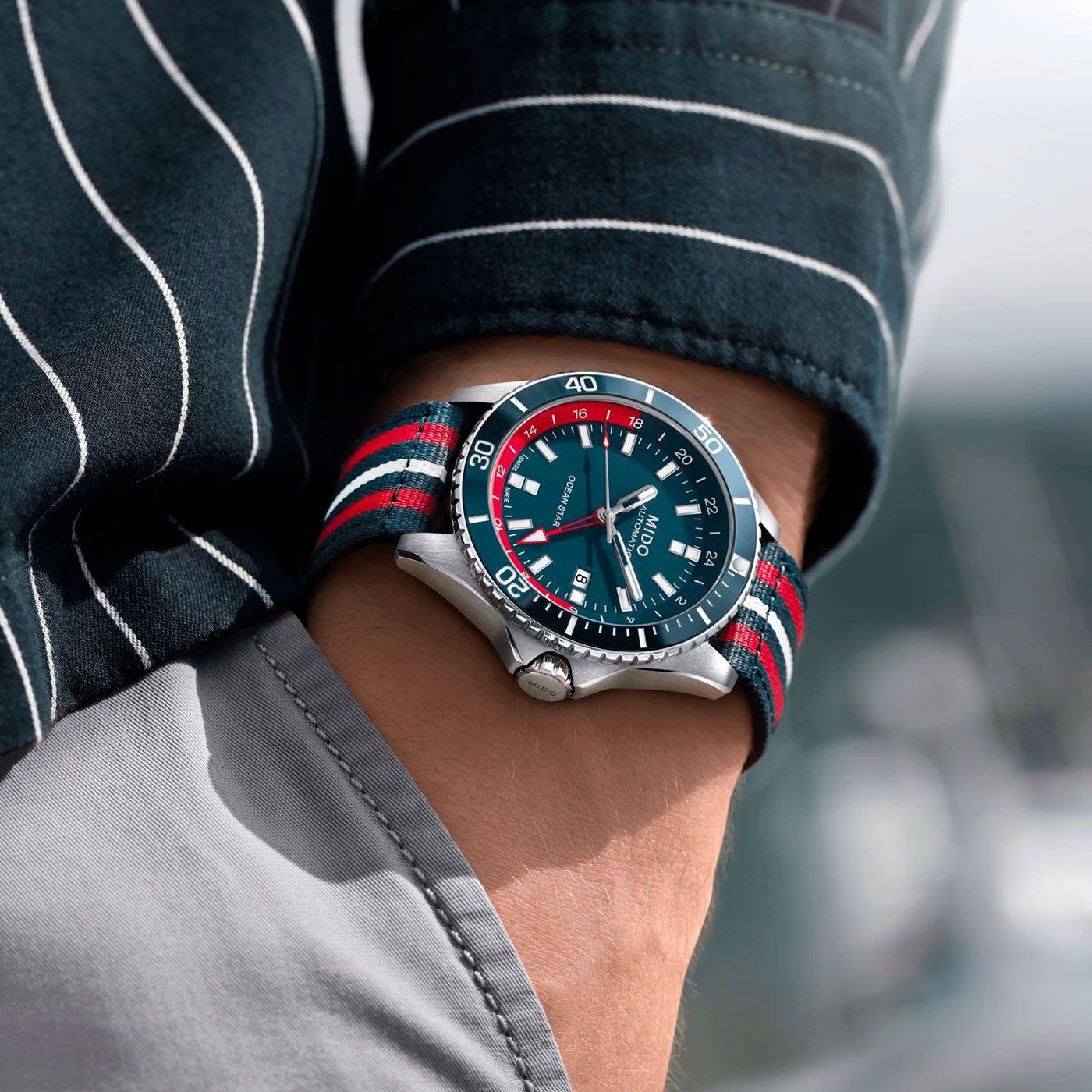 Reloj Mido Ocean Star GMT Bicolor-3