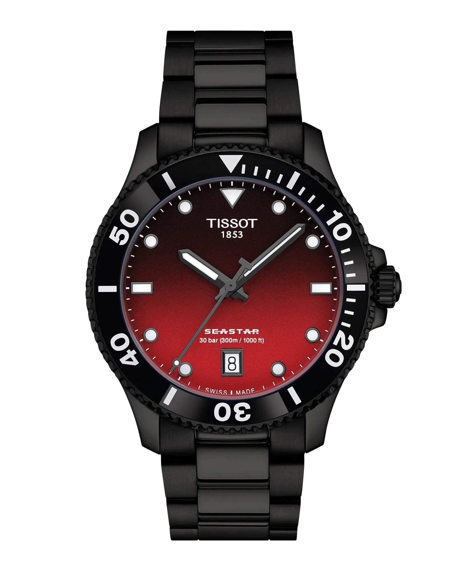 Reloj Tissot Seastar 1000 Gradient Rojo 40MM-0