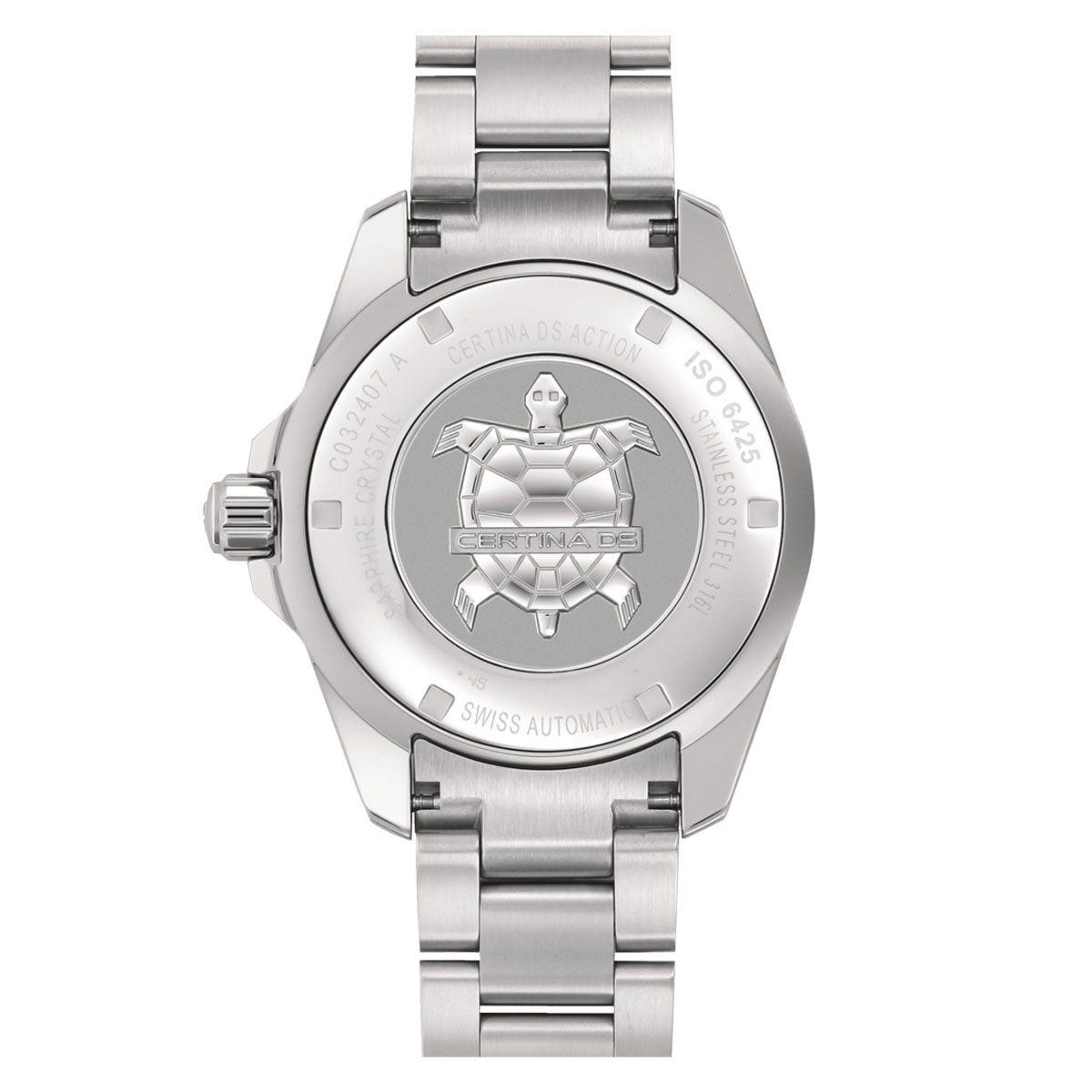 Reloj Certina Ds Action Acero Negro-1