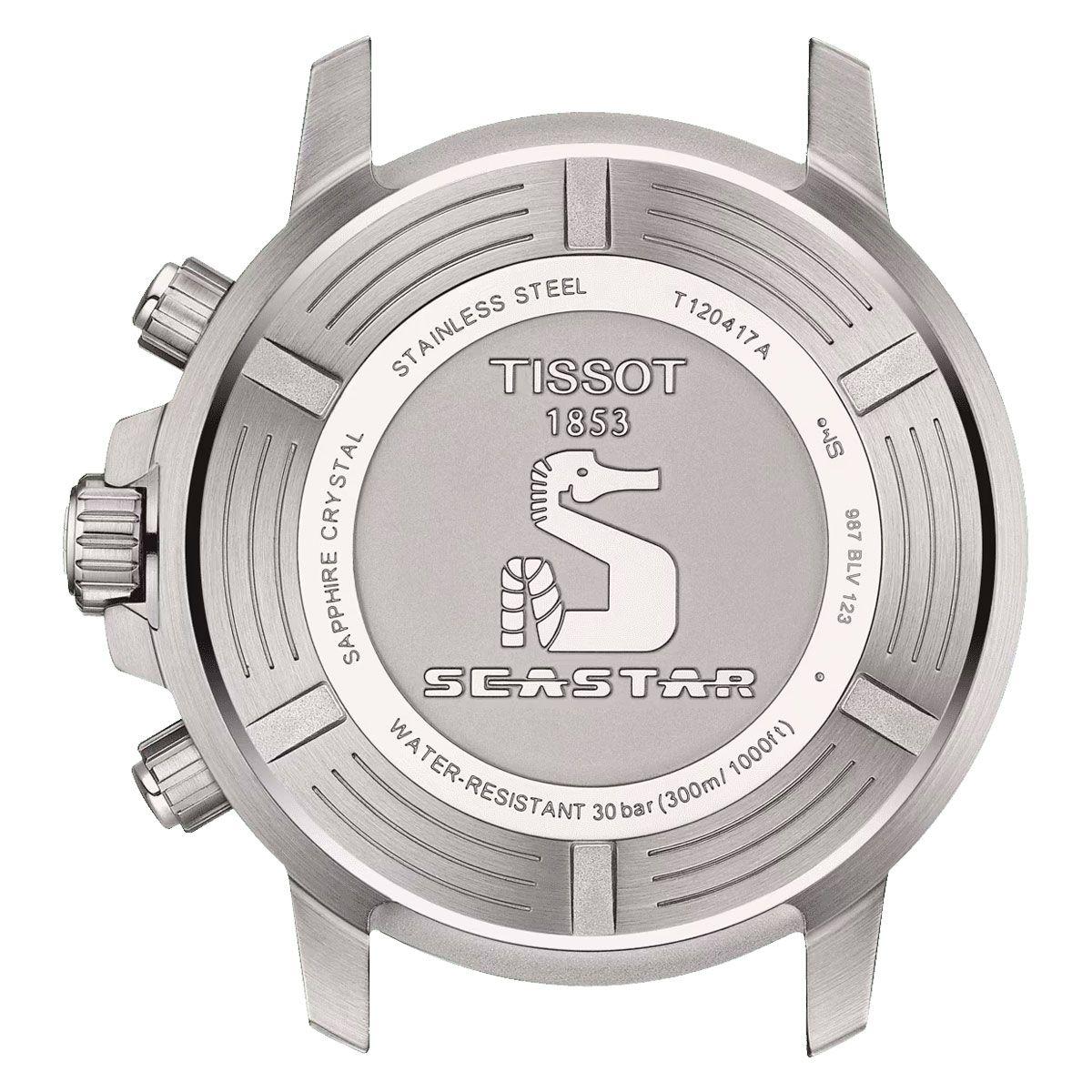 Reloj Tissot Seastar 1000 Quartz Chronograp Acero Azul-1
